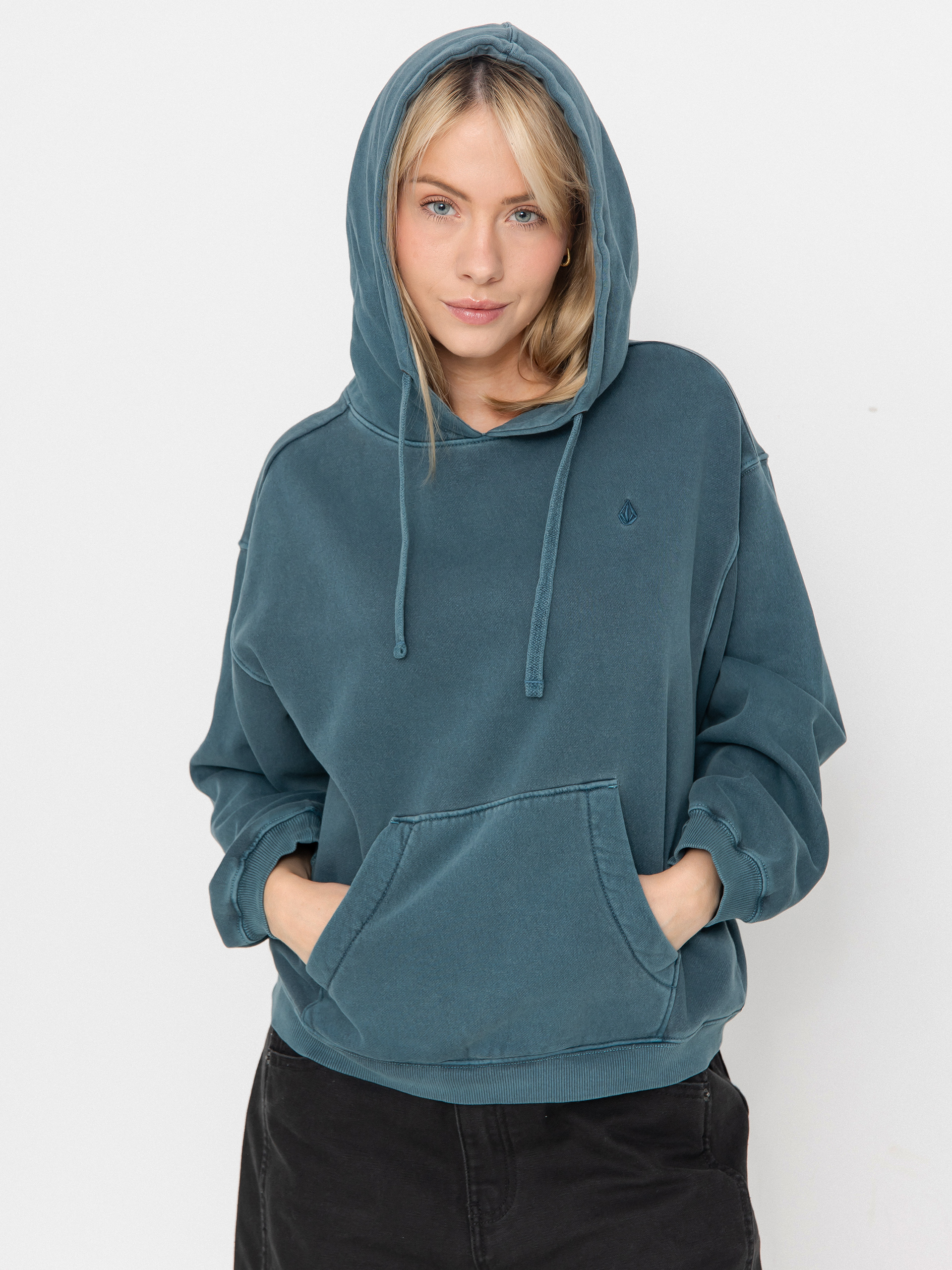 Bluza z kapturem Volcom Stone Soft HD Wmn (emerald green)