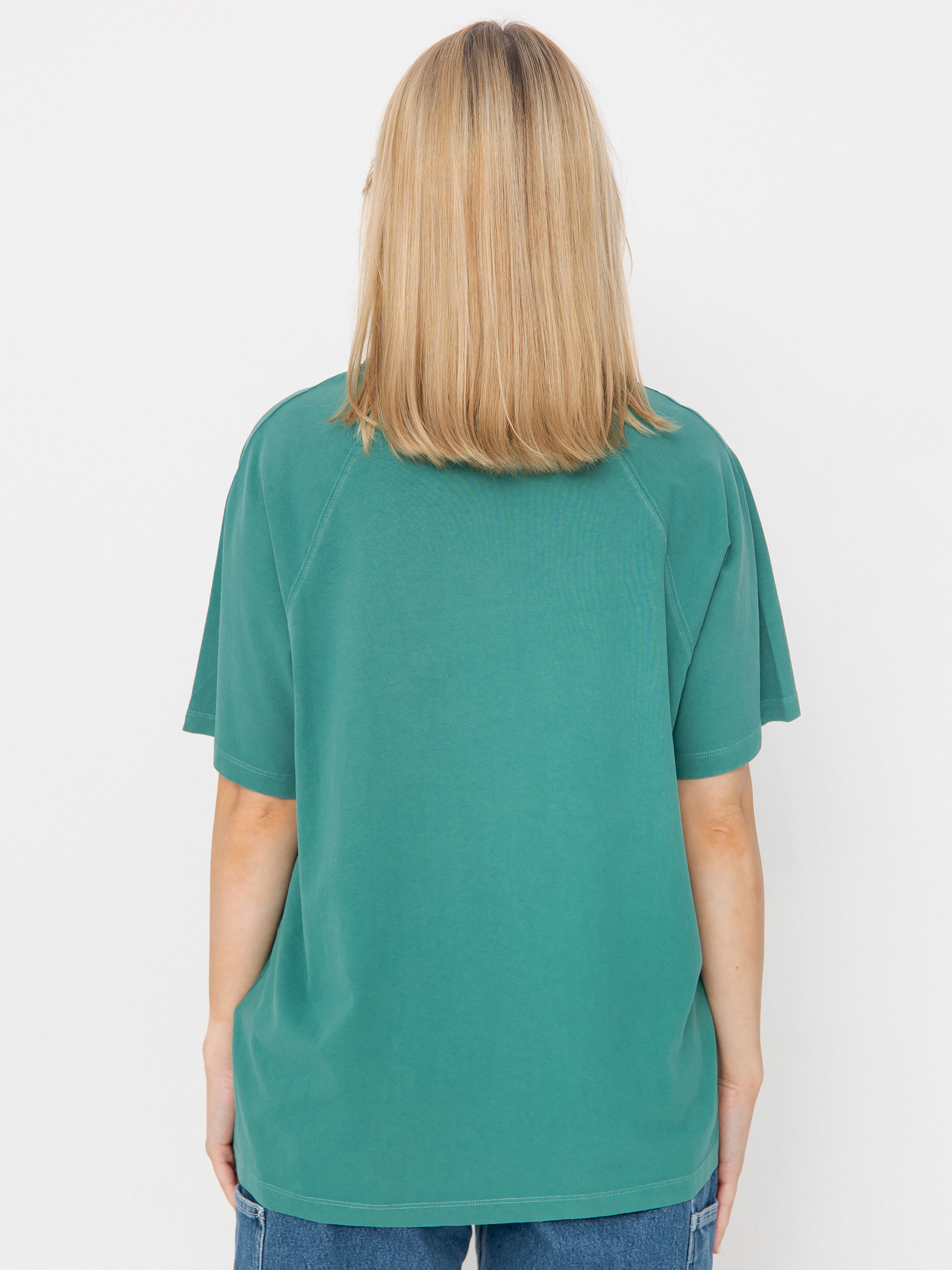 T-shirt Carhartt WIP Hudson Wmn (saguaro/chalk wash)