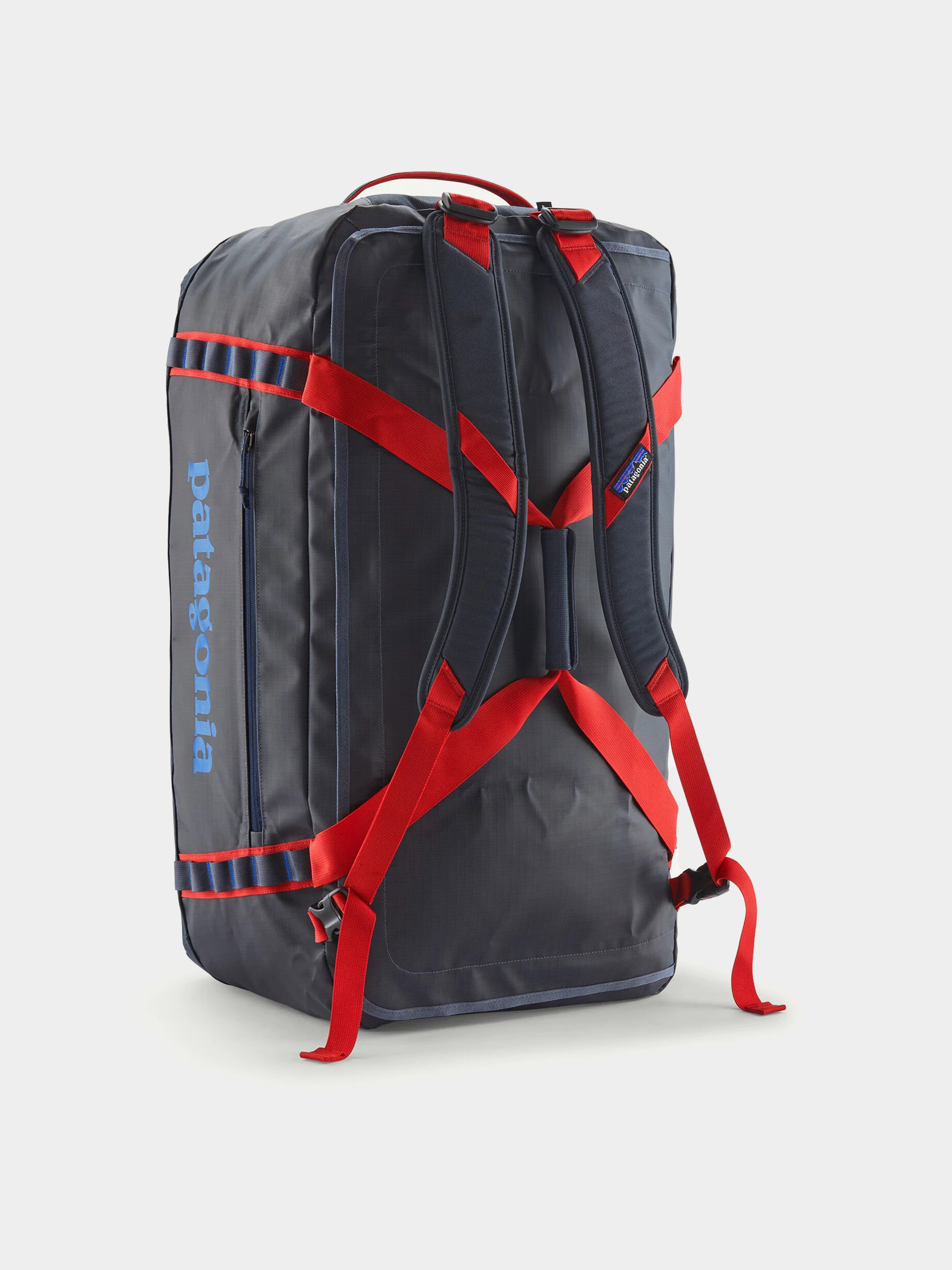 Torba Patagonia Black Hole Duffel 70L (smolder blue w/amanita red)