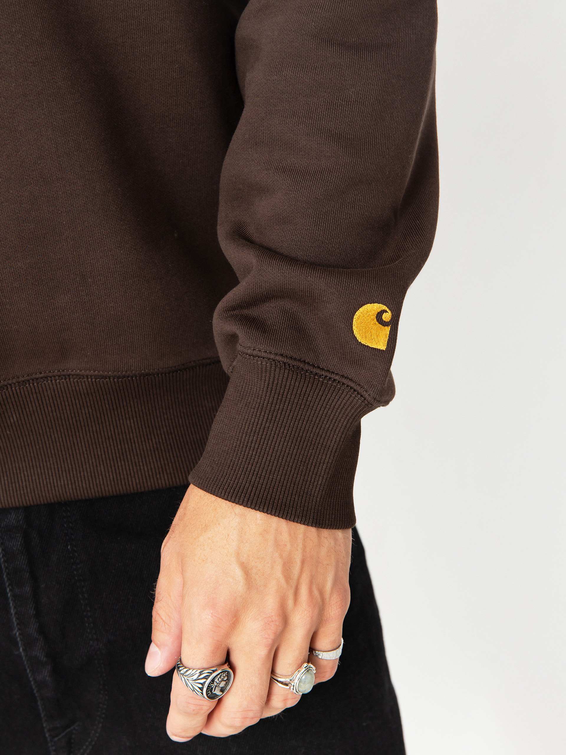 Bluza Carhartt WIP Chase (tobacco/gold)