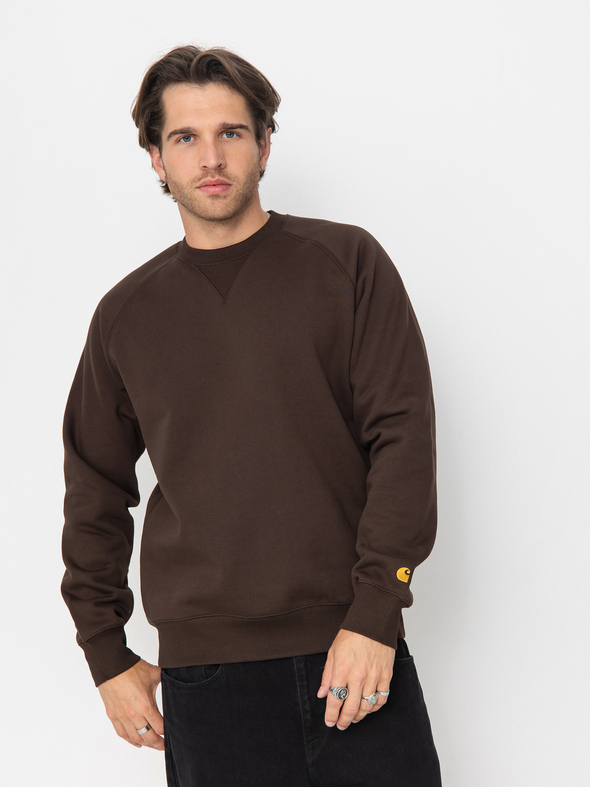 Bluza Carhartt WIP Chase (tobacco/gold)