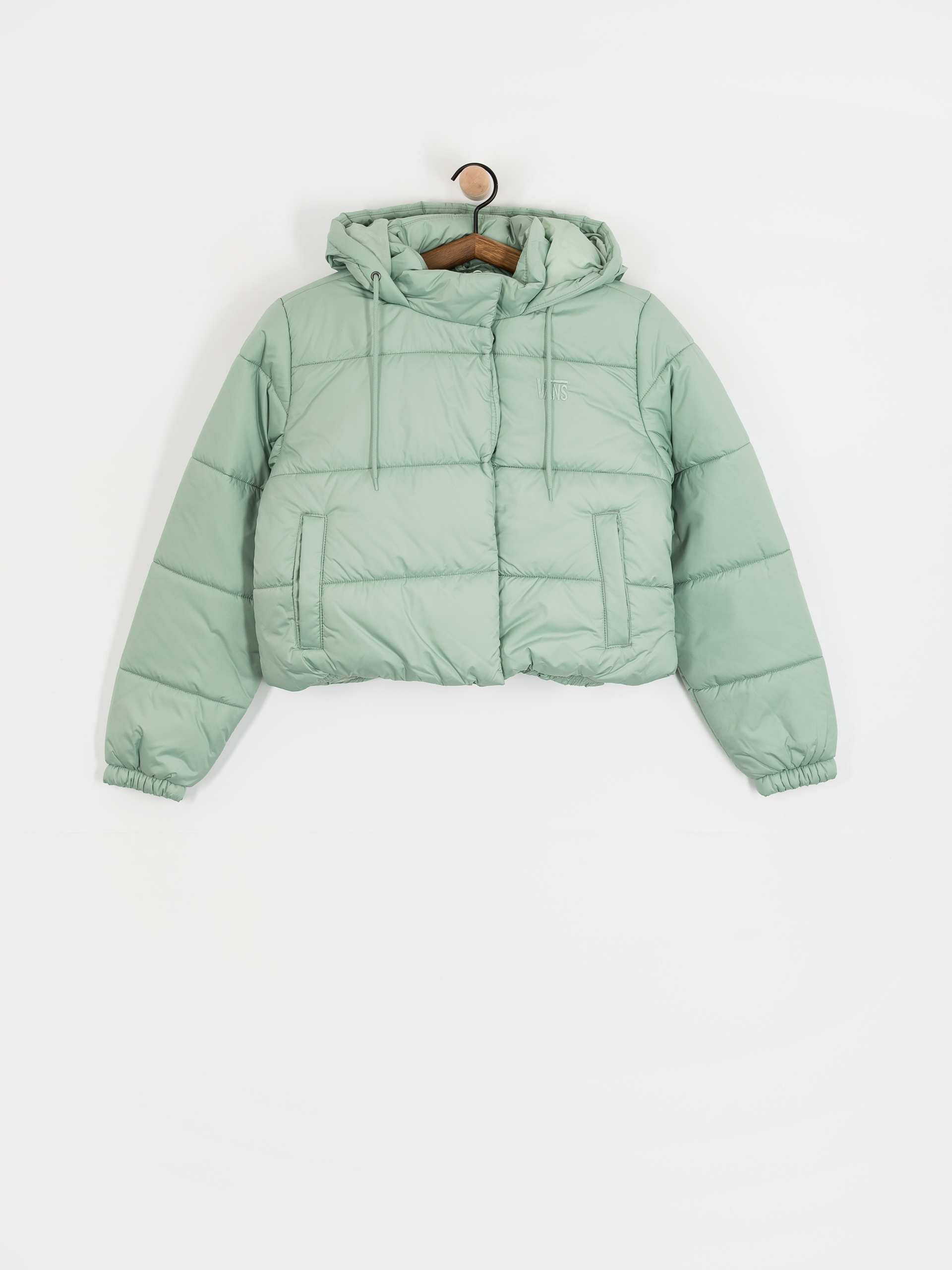 Kurtka Vans Hillgate Cropped Puffer Wmn (gray olive)