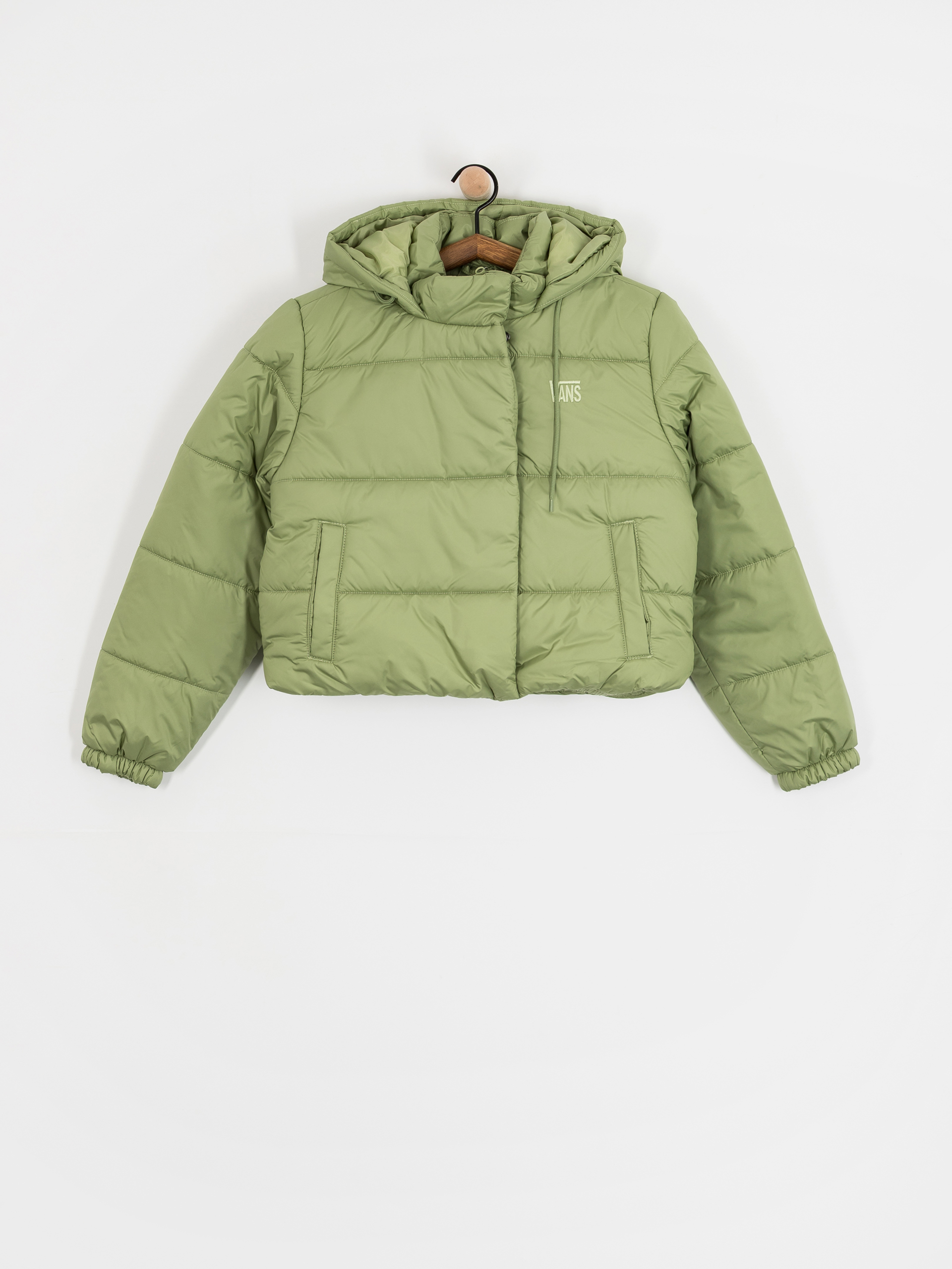 Kurtka Vans Hillgate Cropped Puffer Wmn (neutral olive)