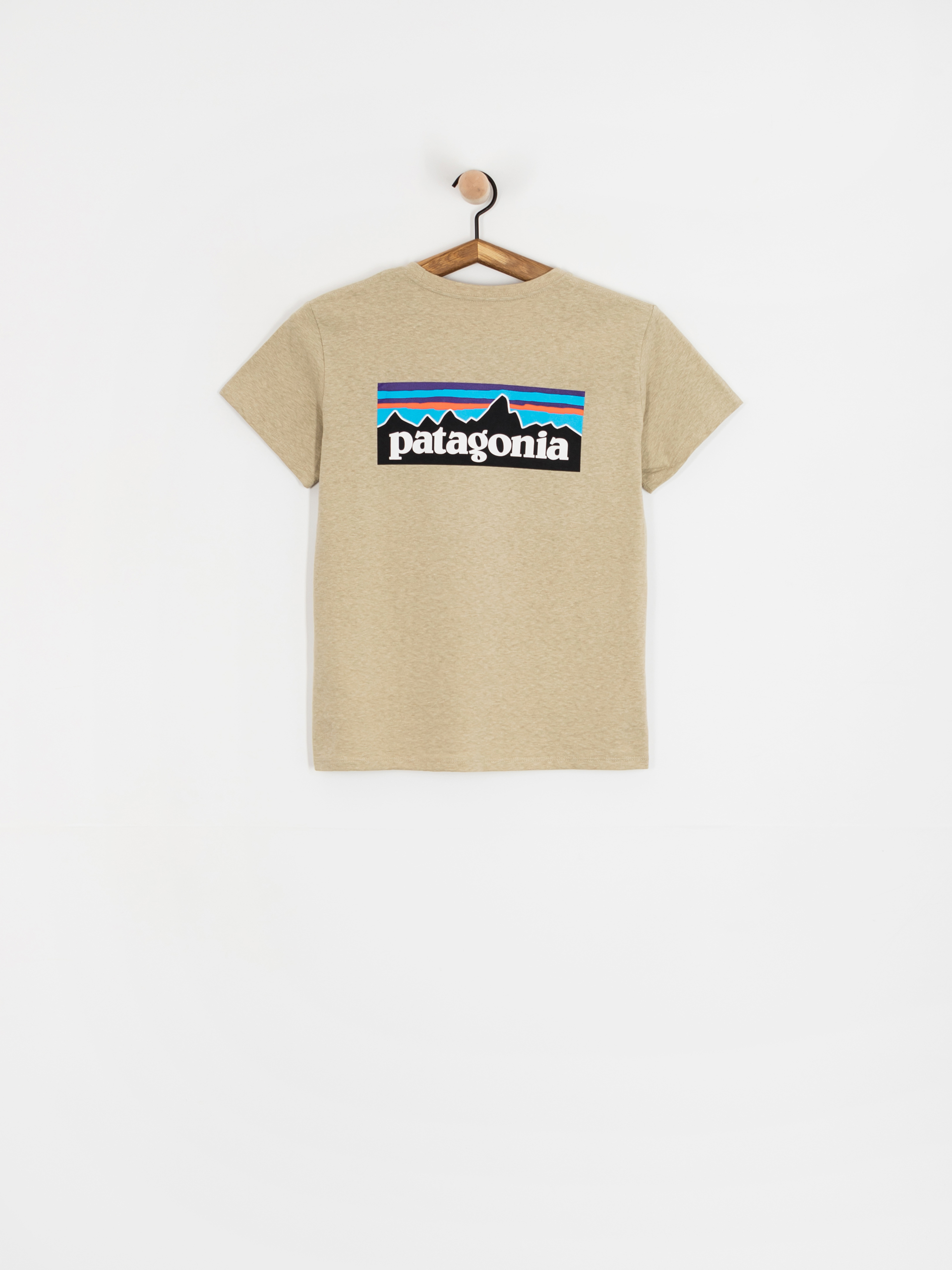 T-shirt Patagonia P 6 Logo Responsibili Wmn (pumice)