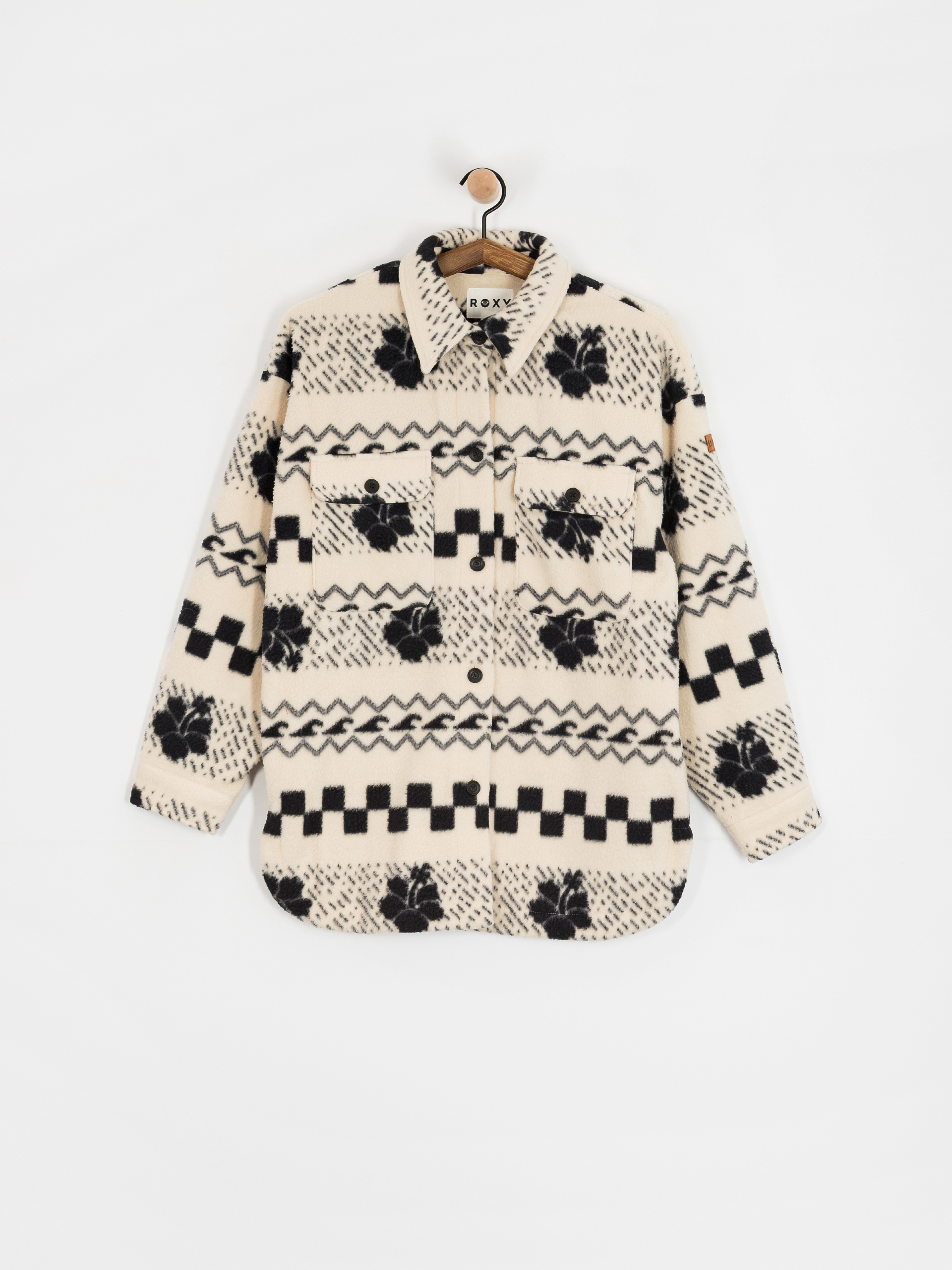Damski Polar Roxy Morning Crush Shacket (parchment morning crush)