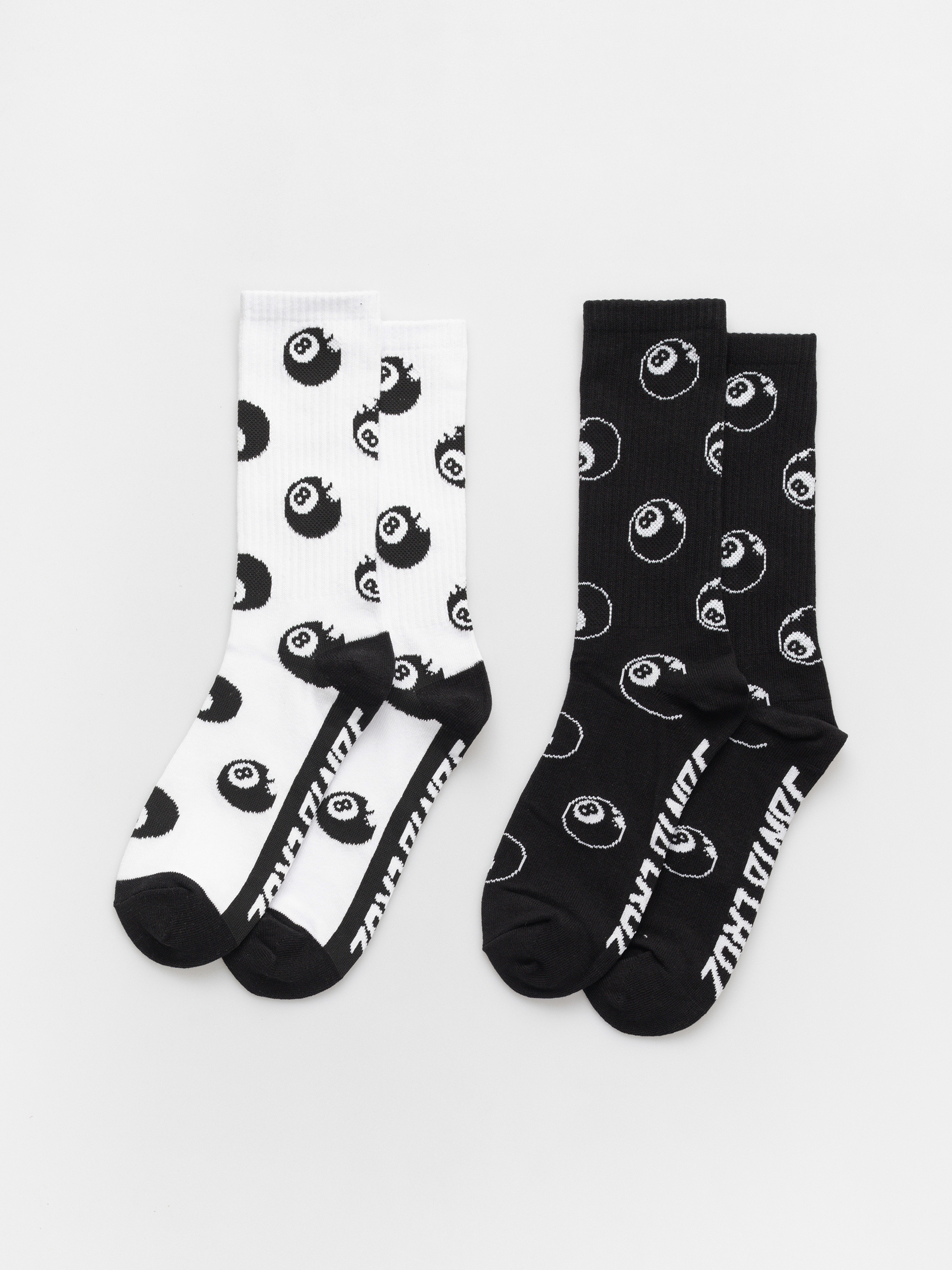 Skarpetki Santa Cruz Winkowski Eight Ballr 2pk (white & black)