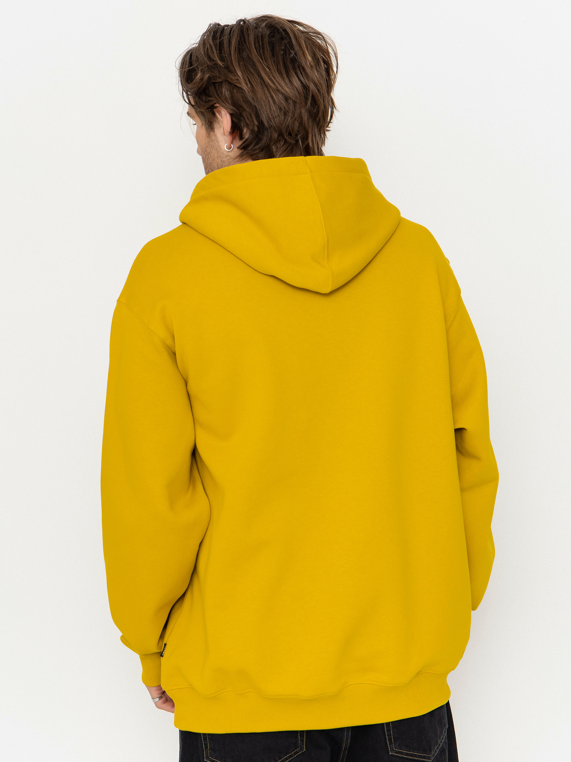 Bluza z kapturem Vans Left Chest II Loose HD (heritage mustard)