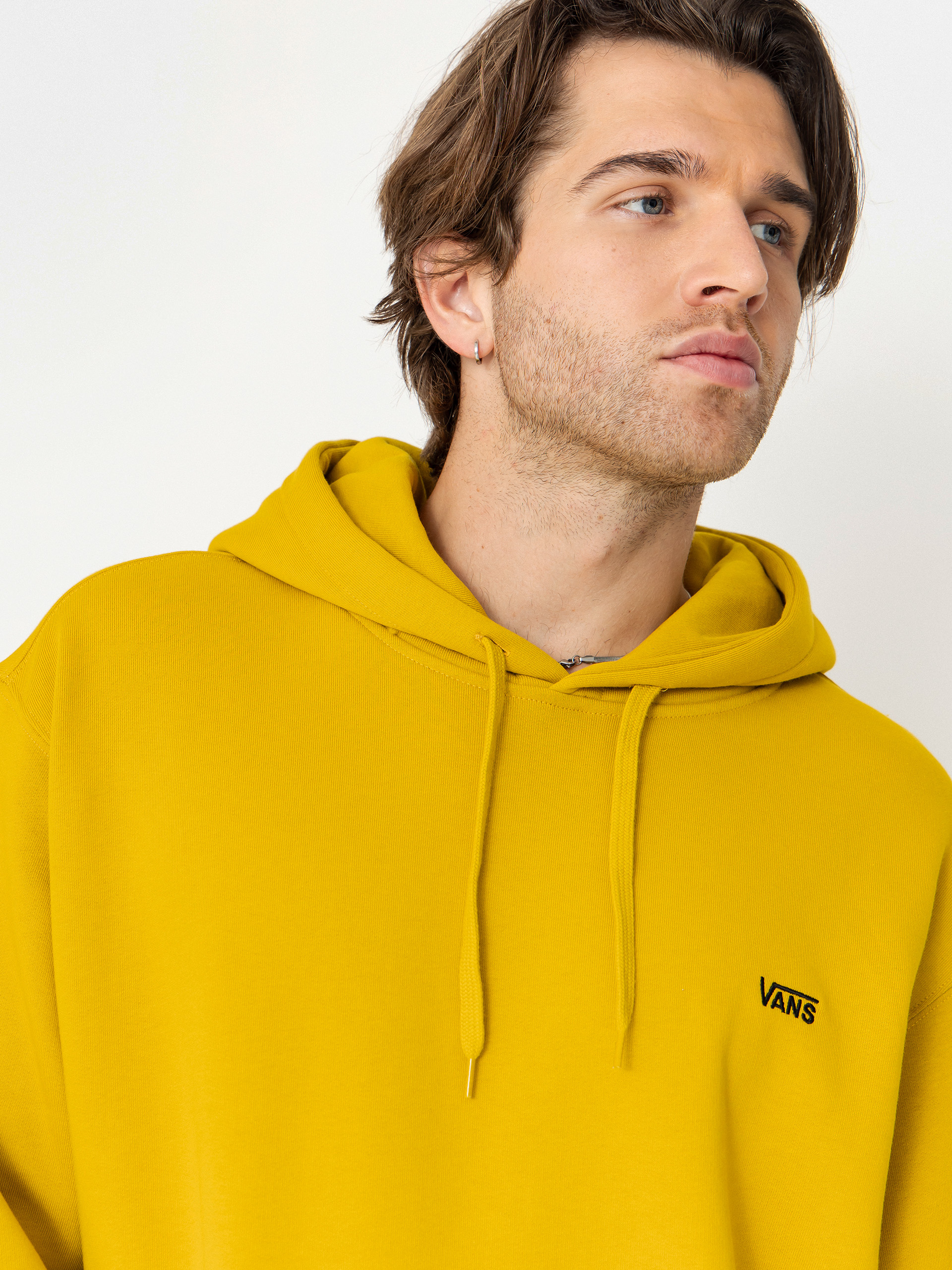 Bluza z kapturem Vans Left Chest II Loose HD (heritage mustard)