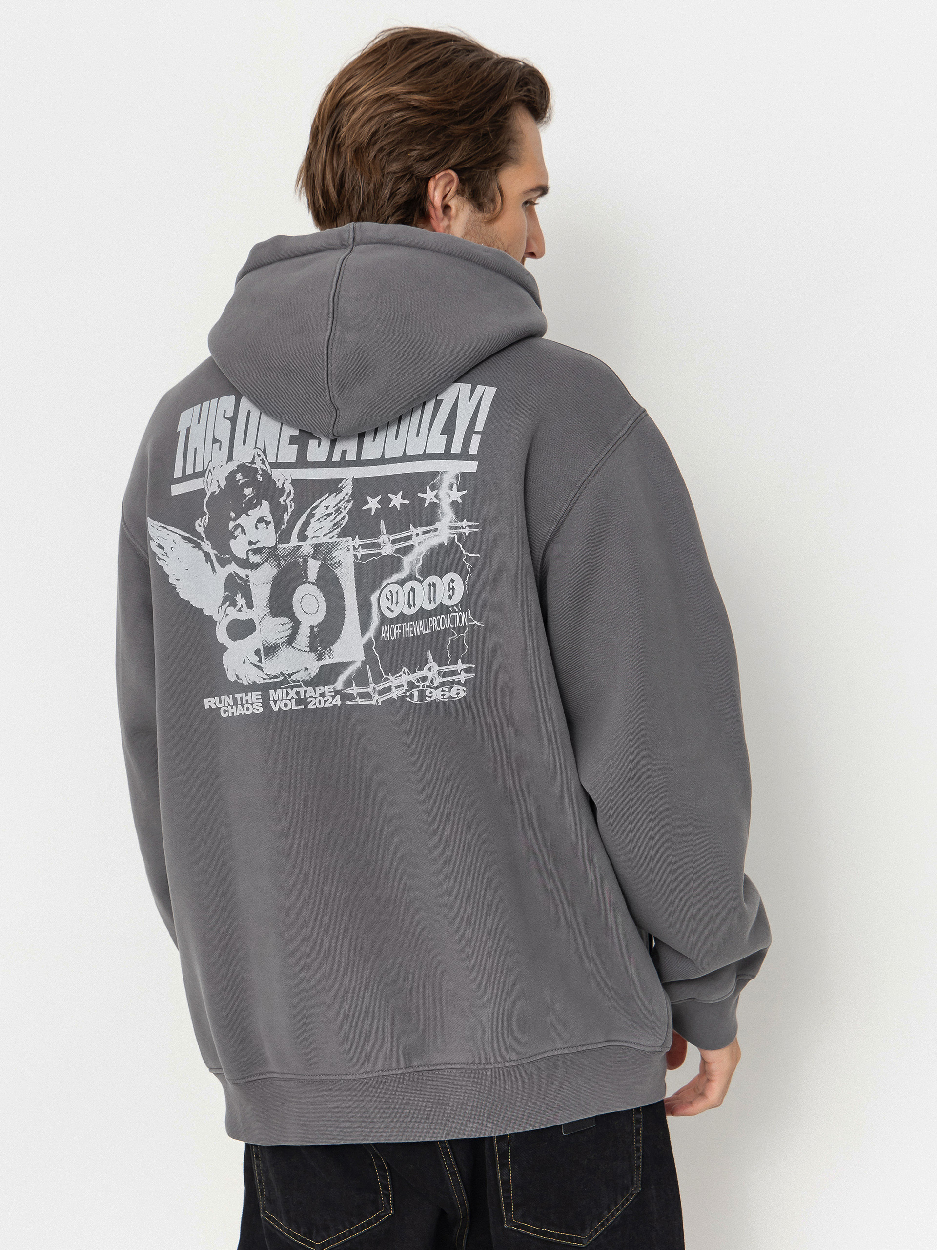 Bluza z kapturem Vans Earthbound Loose HD (mountain essentials asphalt)