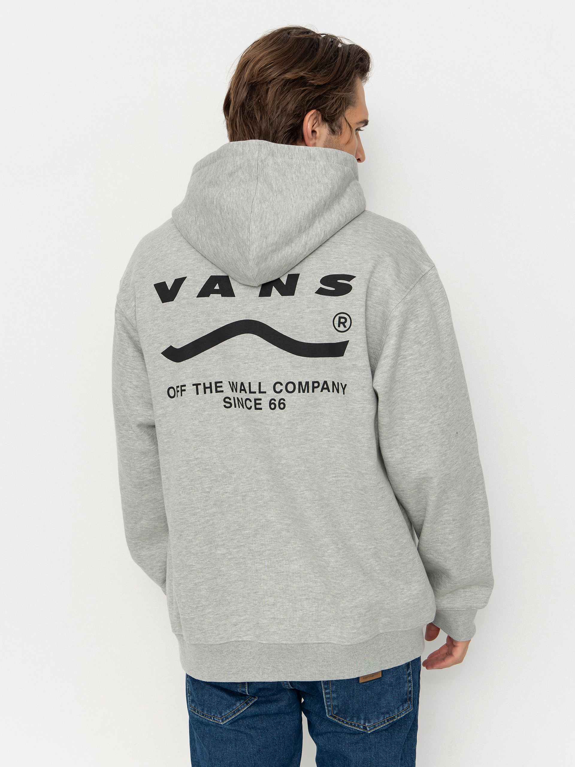 Bluza z kapturem Vans Deteremined HD (cement heather)