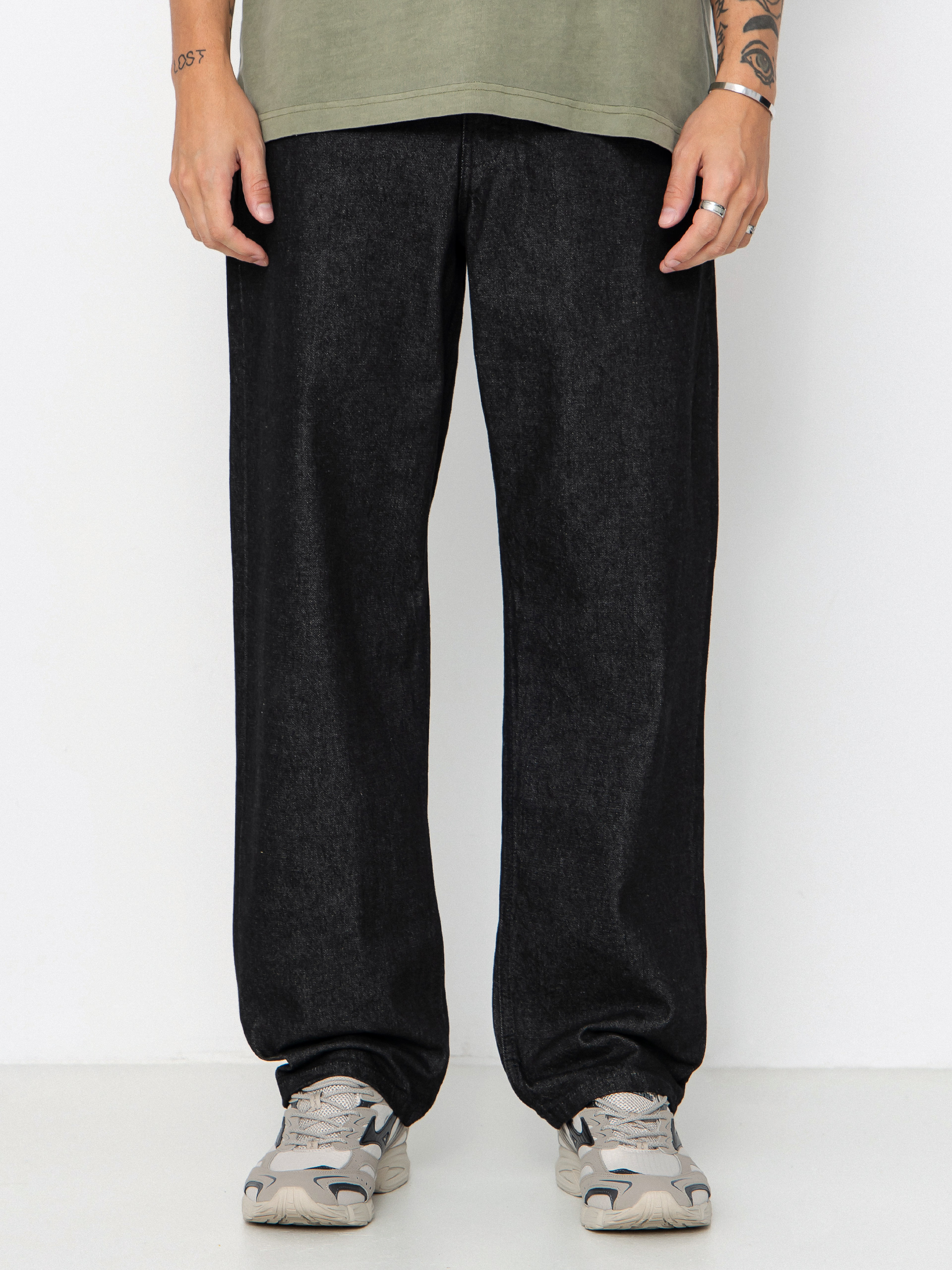 Spodnie Vans Check 5 Loose Denim (black rinse)