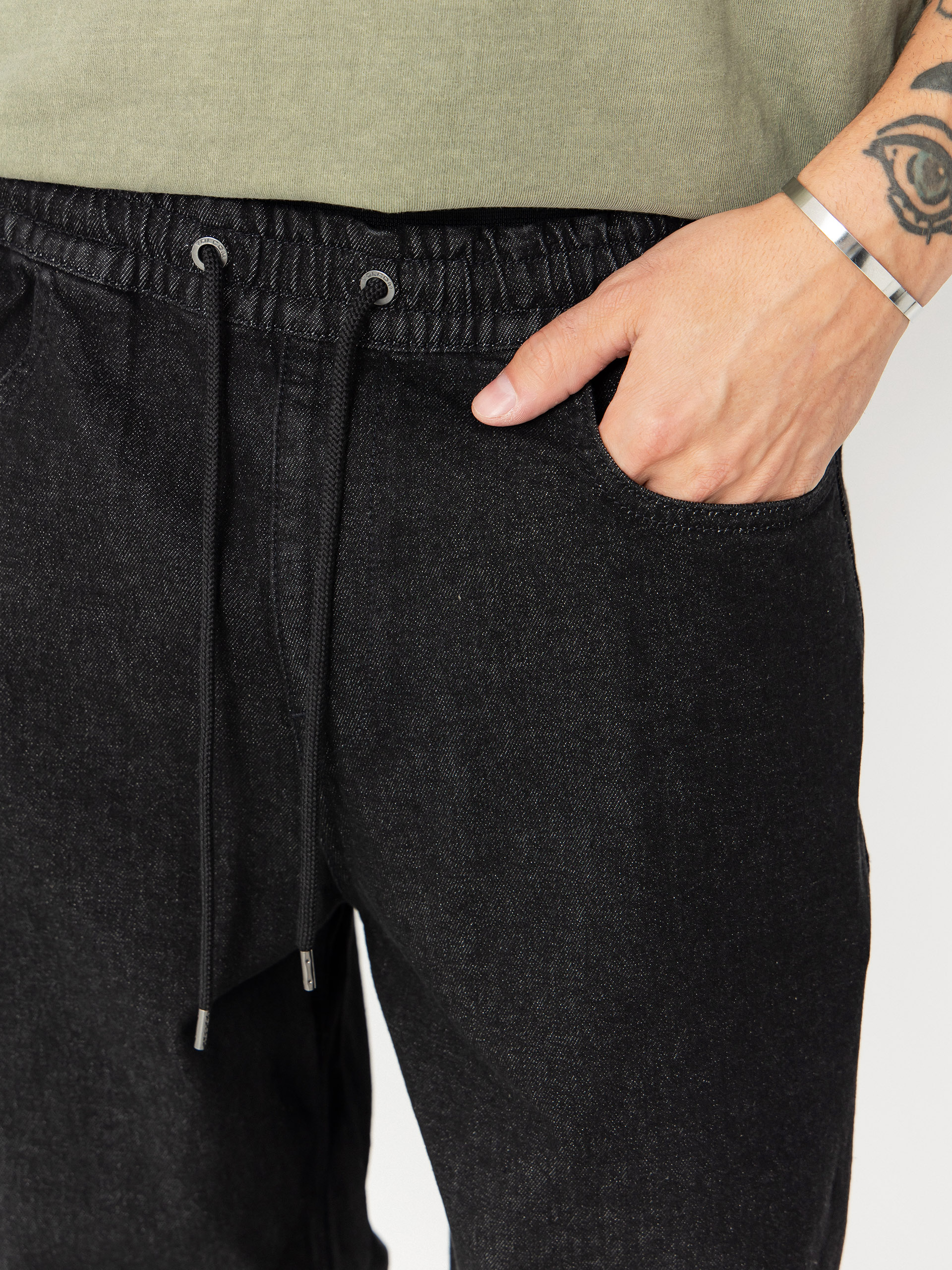 Spodnie Volcom Freazy Loose Ew Denim (black wash)