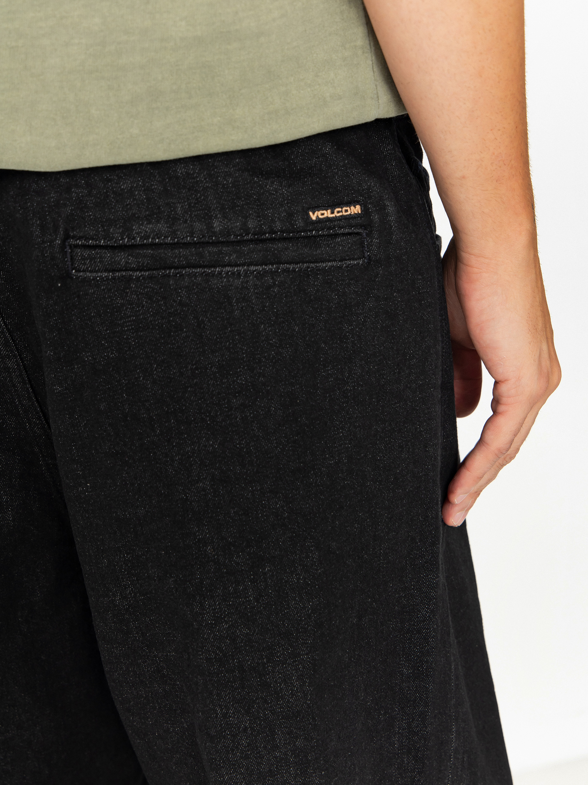 Spodnie Volcom Freazy Loose Ew Denim (black wash)