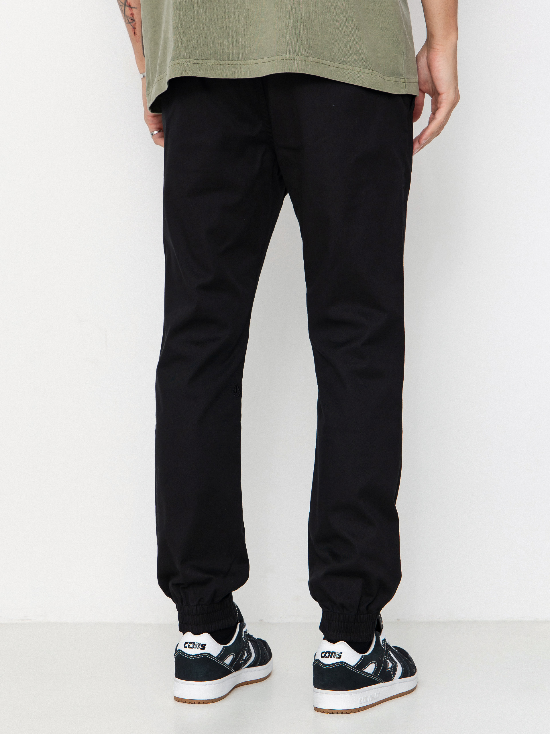 Spodnie Volcom Frickin Slim Jogger (black)