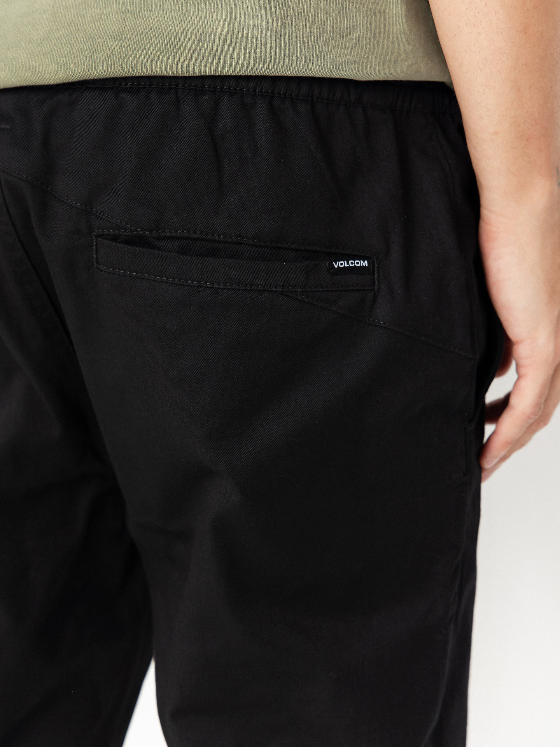 Spodnie Volcom Frickin Slim Jogger (black)
