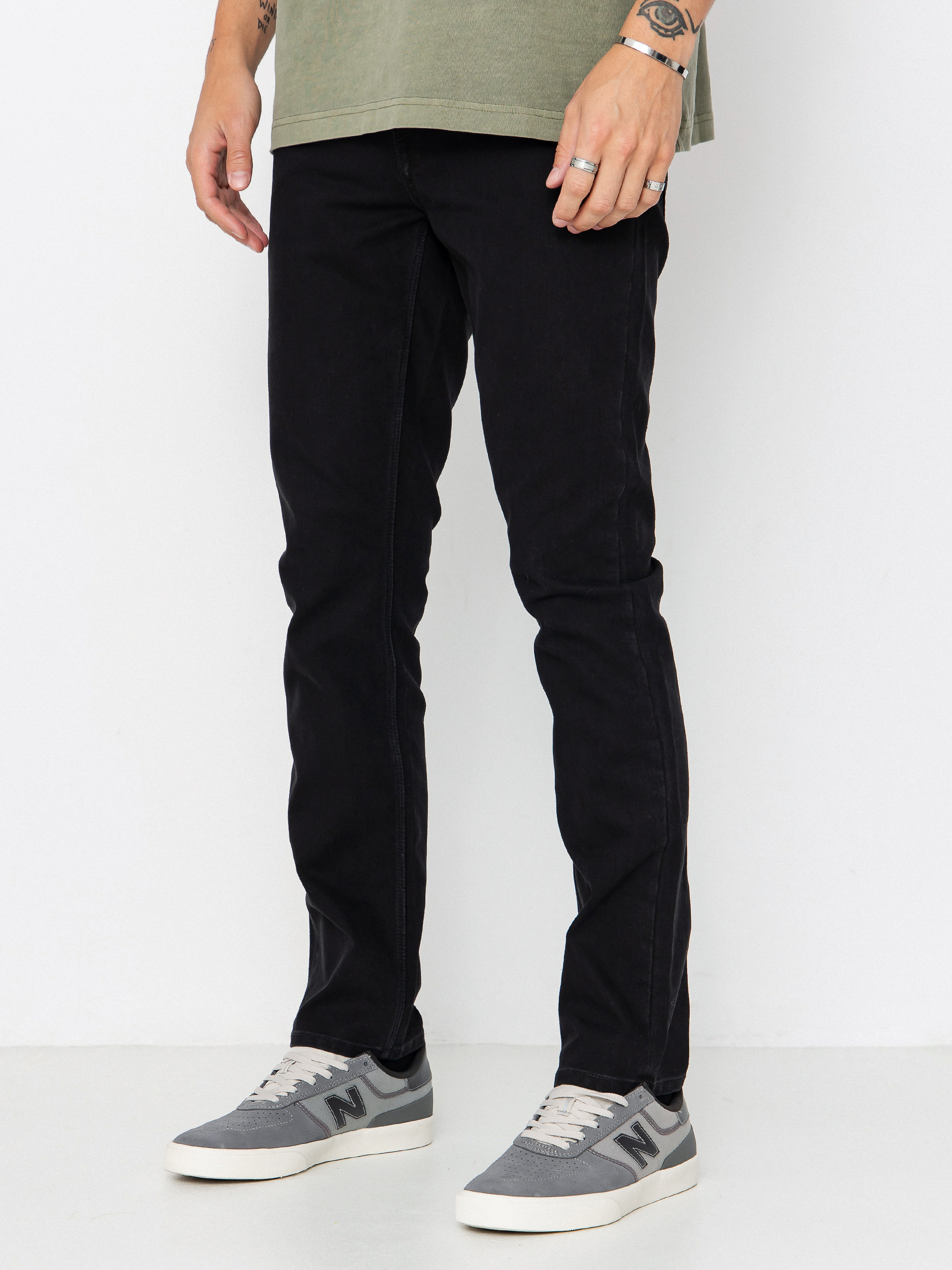 Spodnie Volcom Vorta Denim (black out)