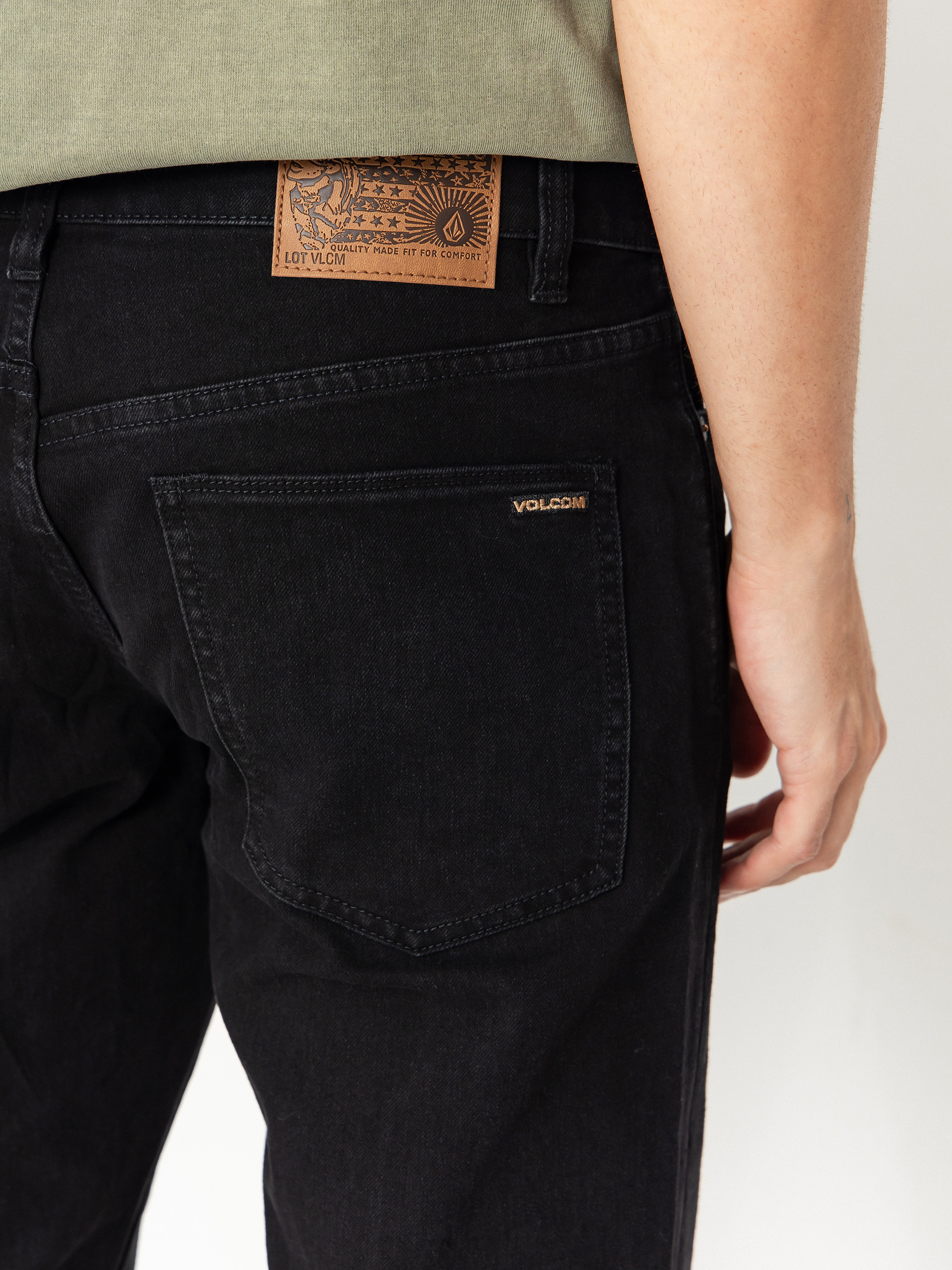 Spodnie Volcom Solver Denim (black out)