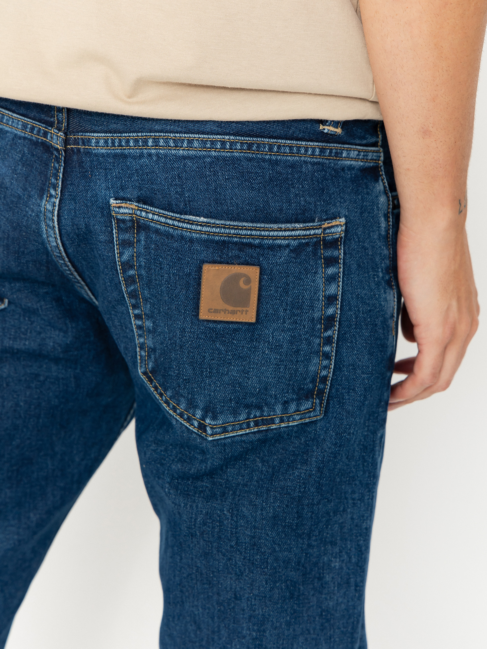 Spodnie Carhartt WIP Klondike (blue/stone washed)