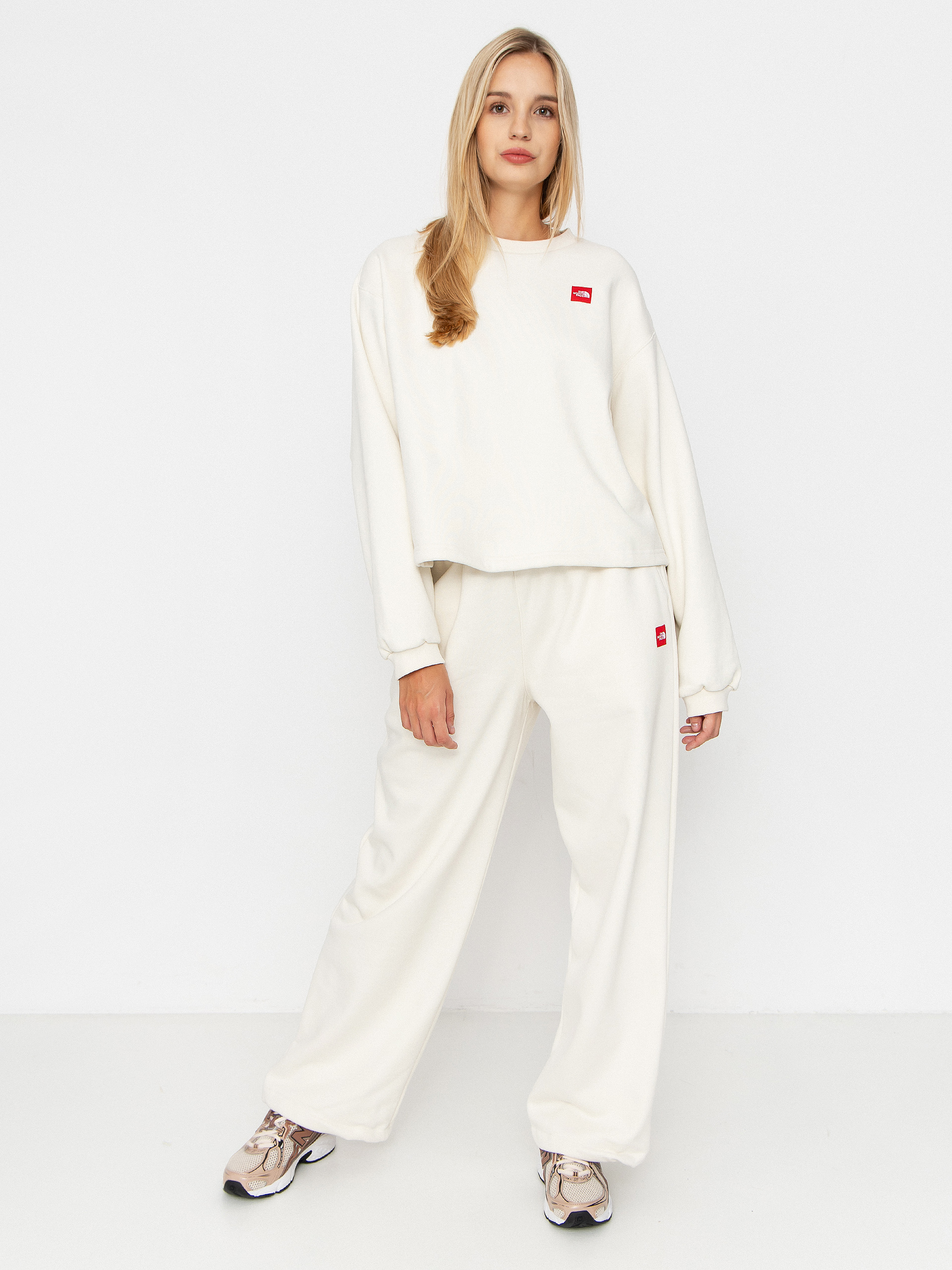 Bluza The North Face Red Box (white dune)