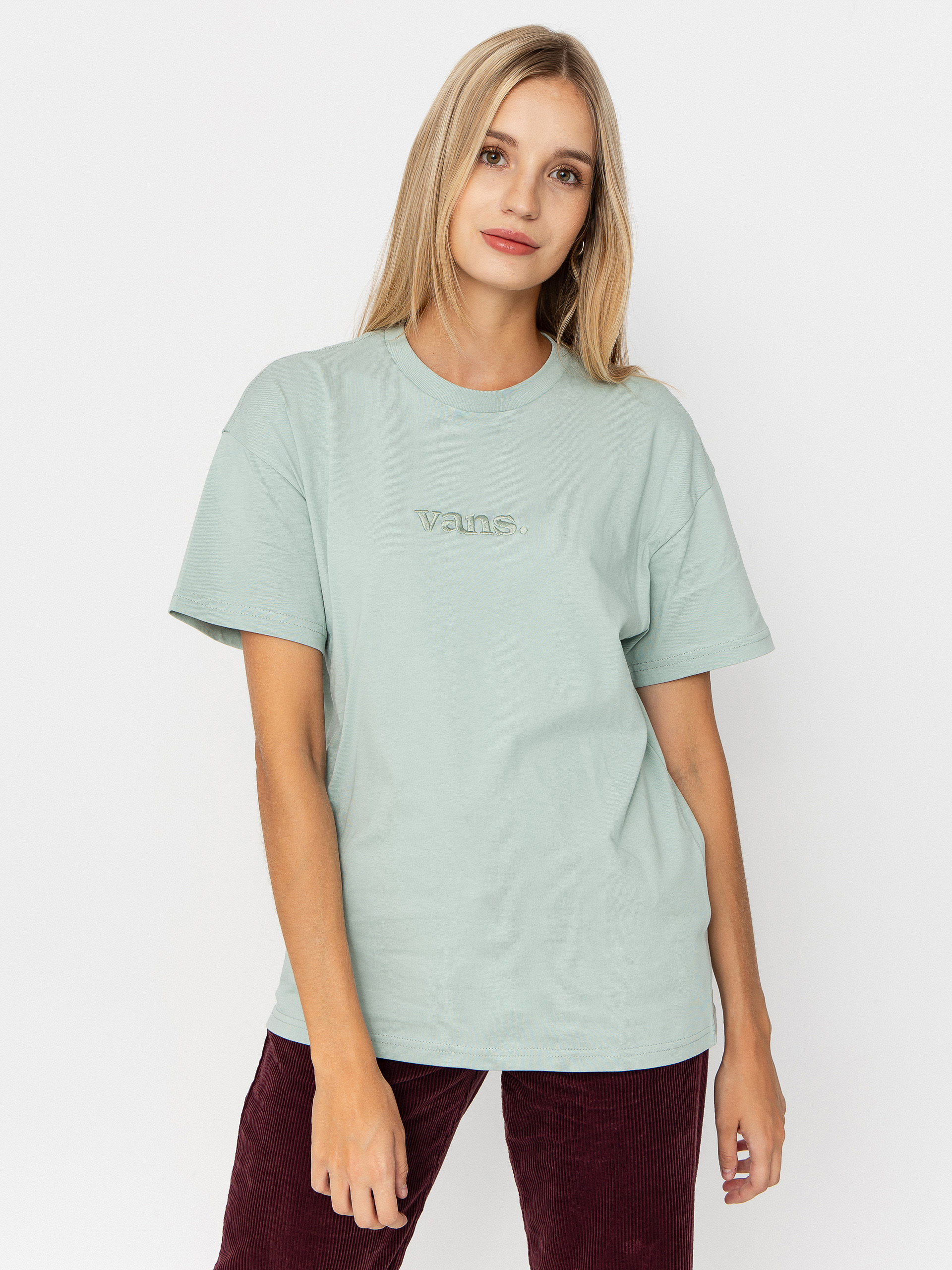 T-shirt Vans W Essential Os Wmn (gray olive)