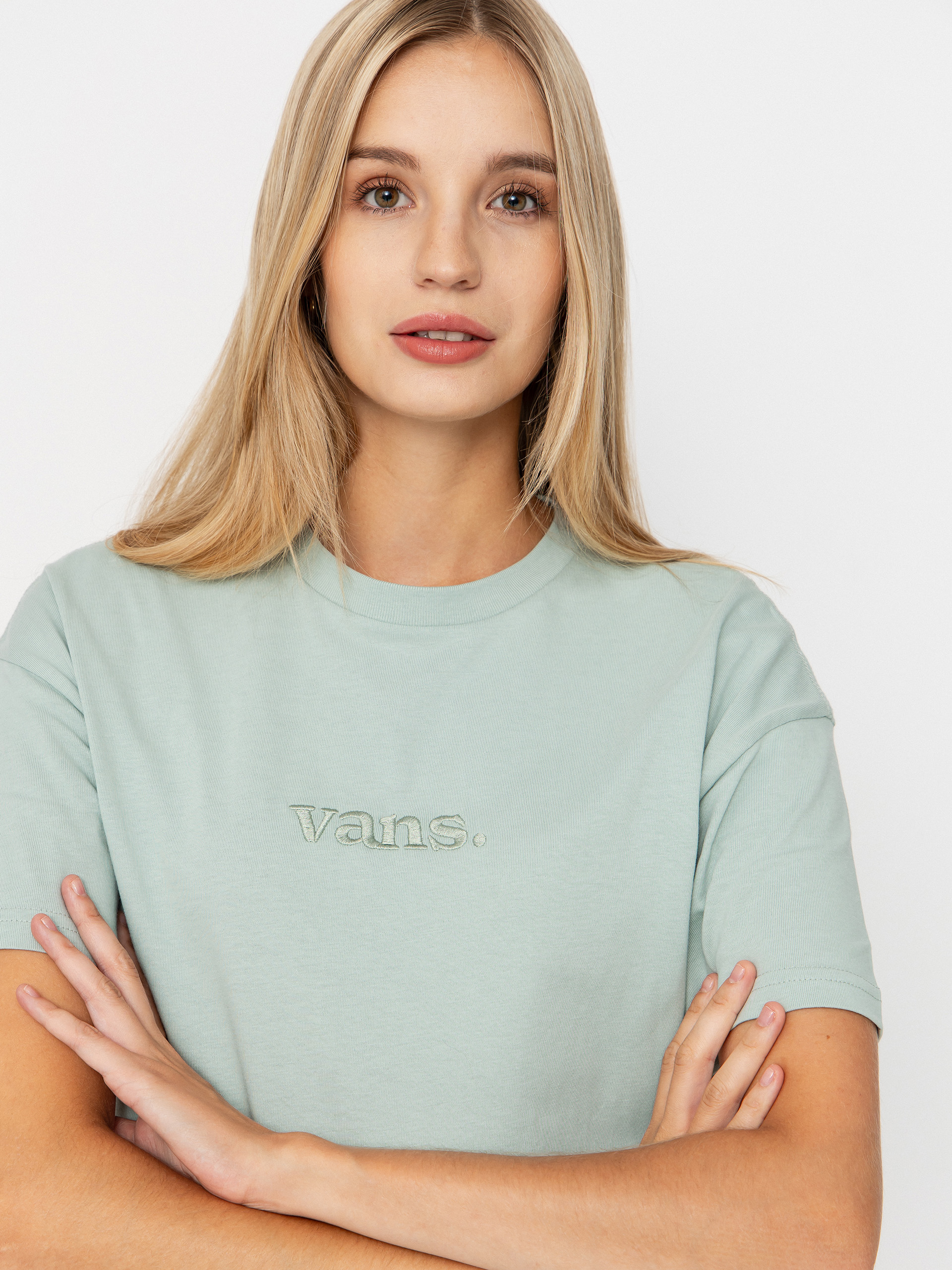 T-shirt Vans W Essential Os Wmn (gray olive)