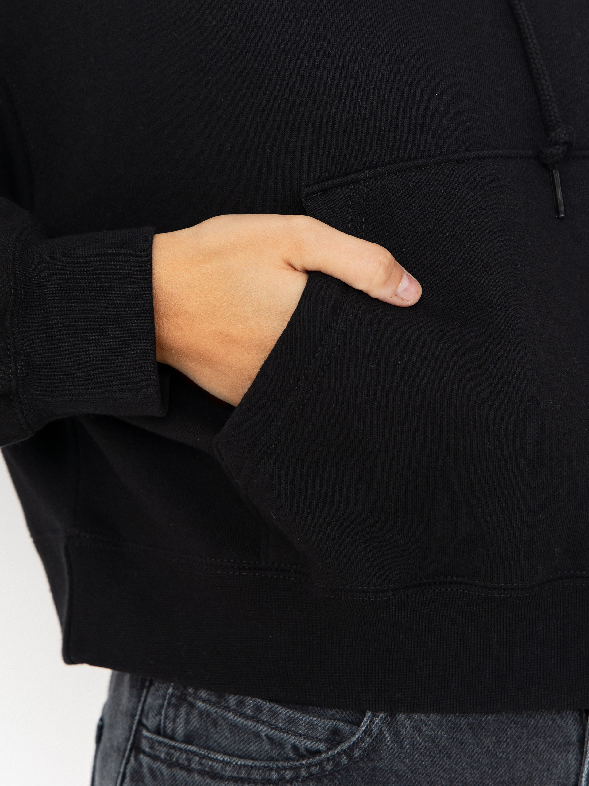 Bluza z kapturem OBEY Cities Cropped HD Wmn (black)