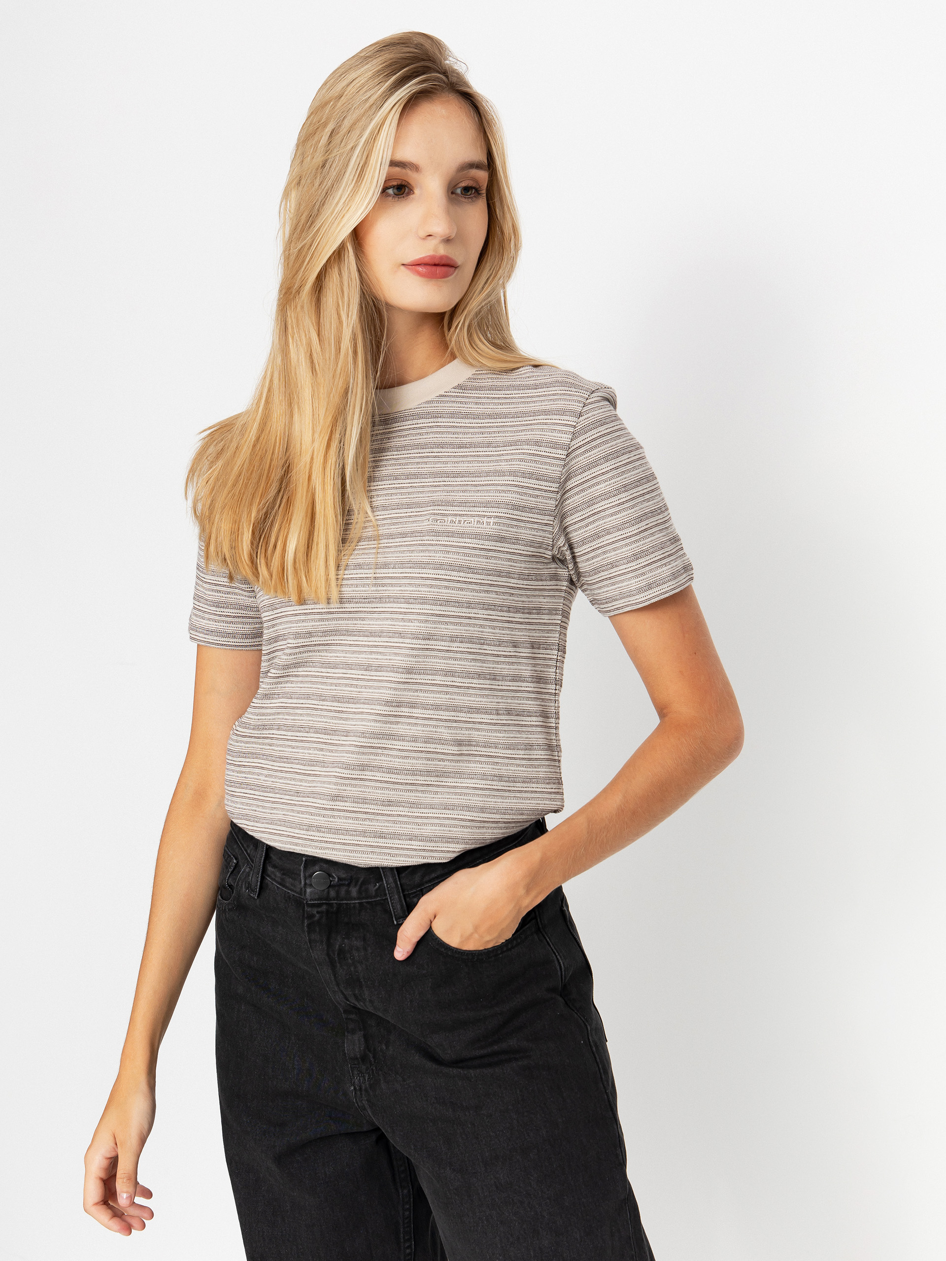 T-shirt Carhartt WIP Gellar Wmn (gellar stripe/wax)