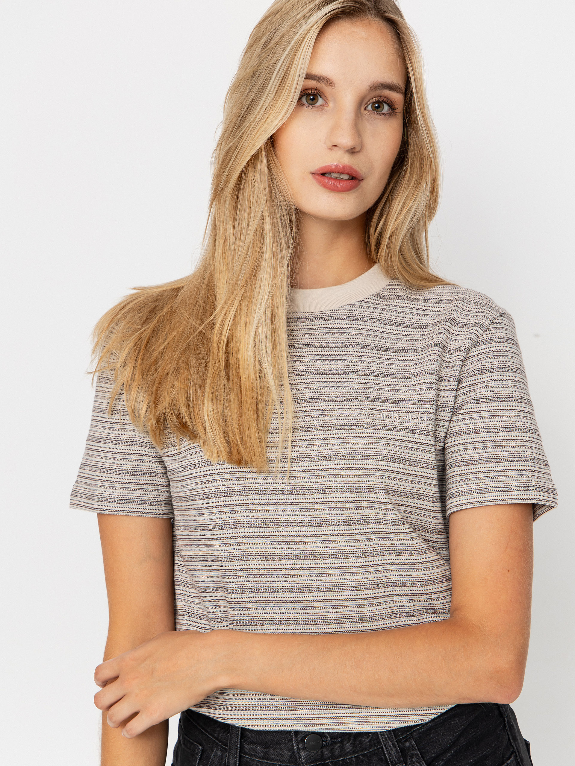 T-shirt Carhartt WIP Gellar Wmn (gellar stripe/wax)