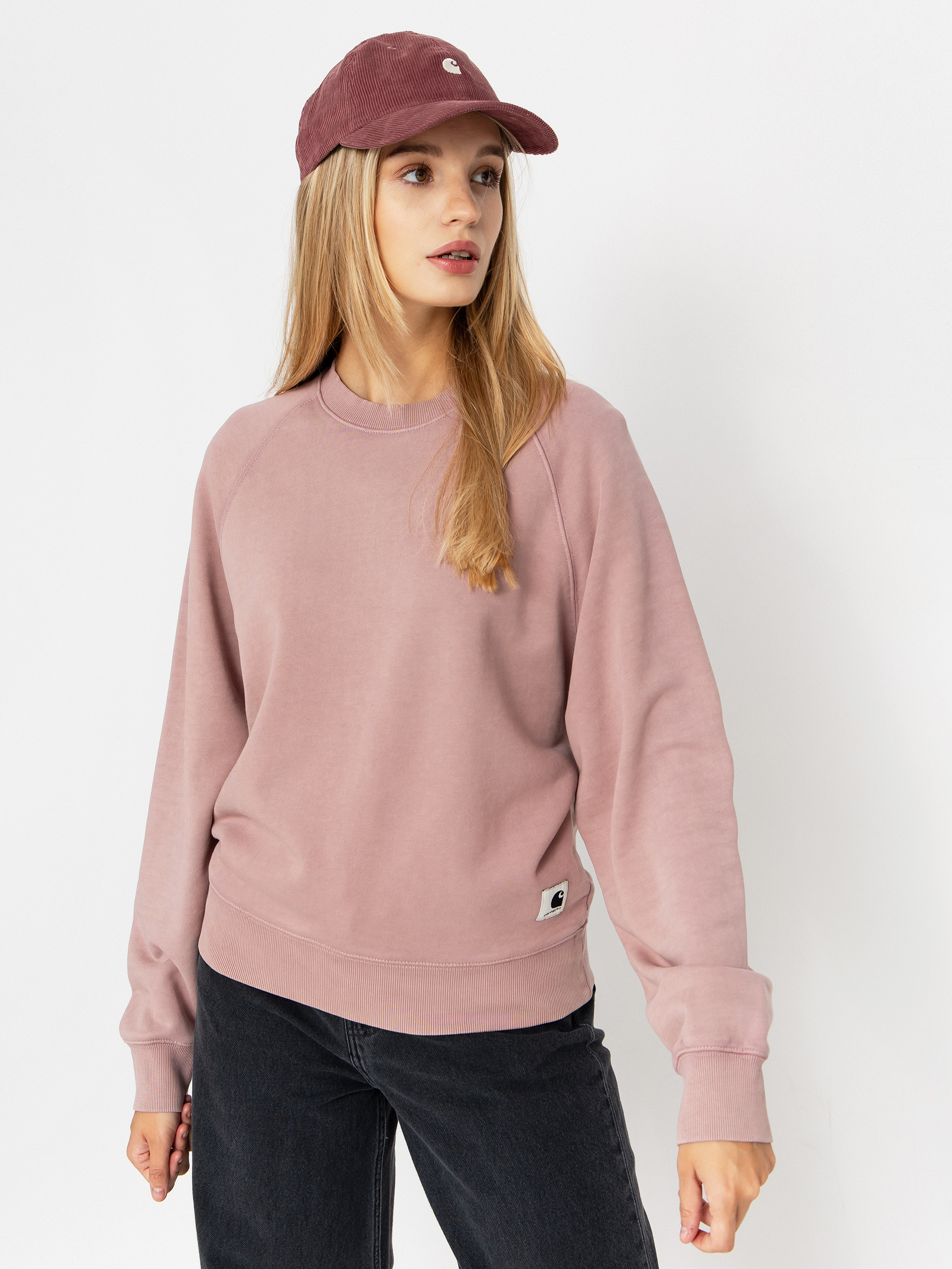 Bluza Carhartt WIP Hudson Wmn (daphne/chalk wash)