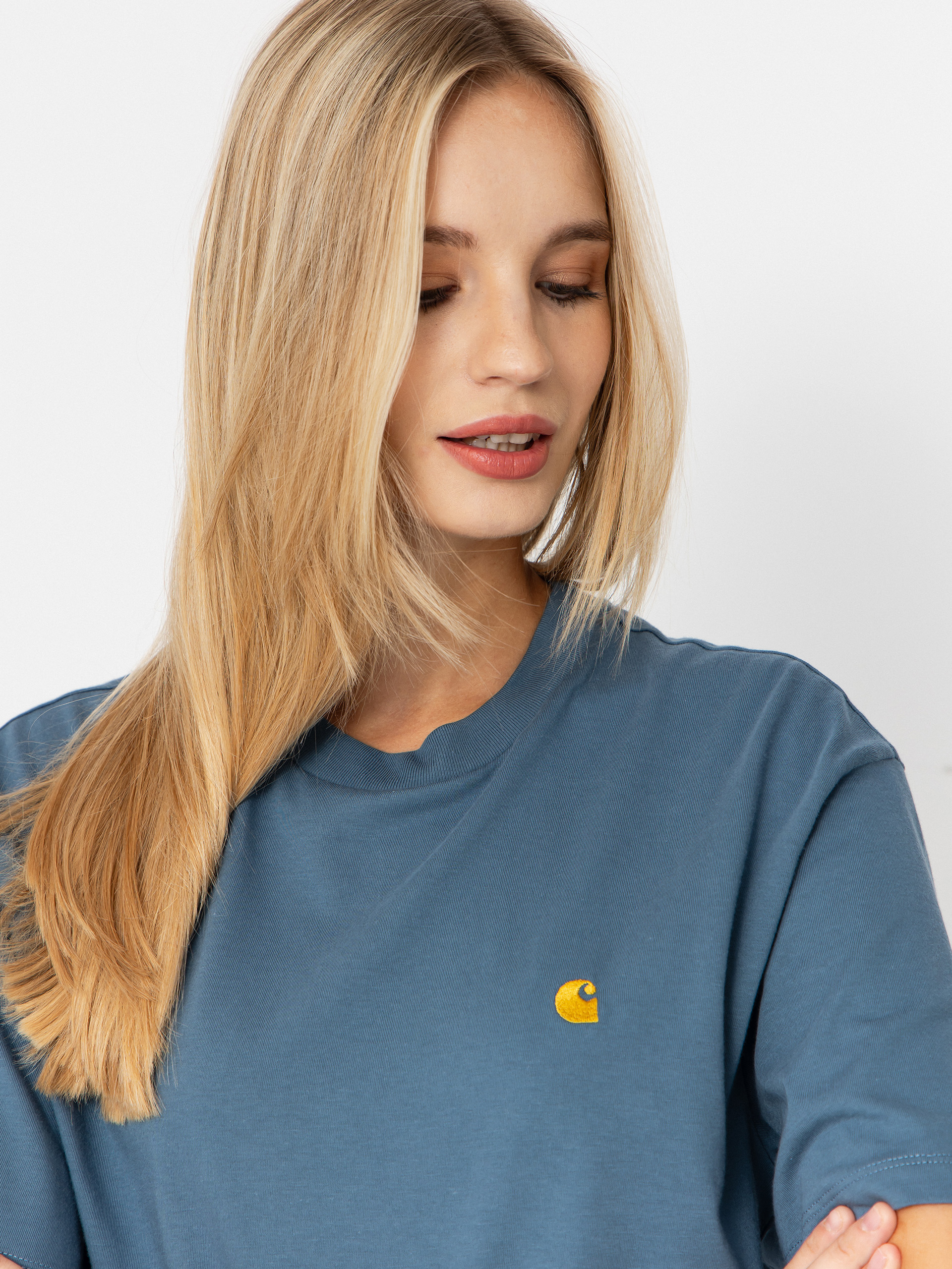 T-shirt Carhartt WIP Chase Wmn (angelite/gold)