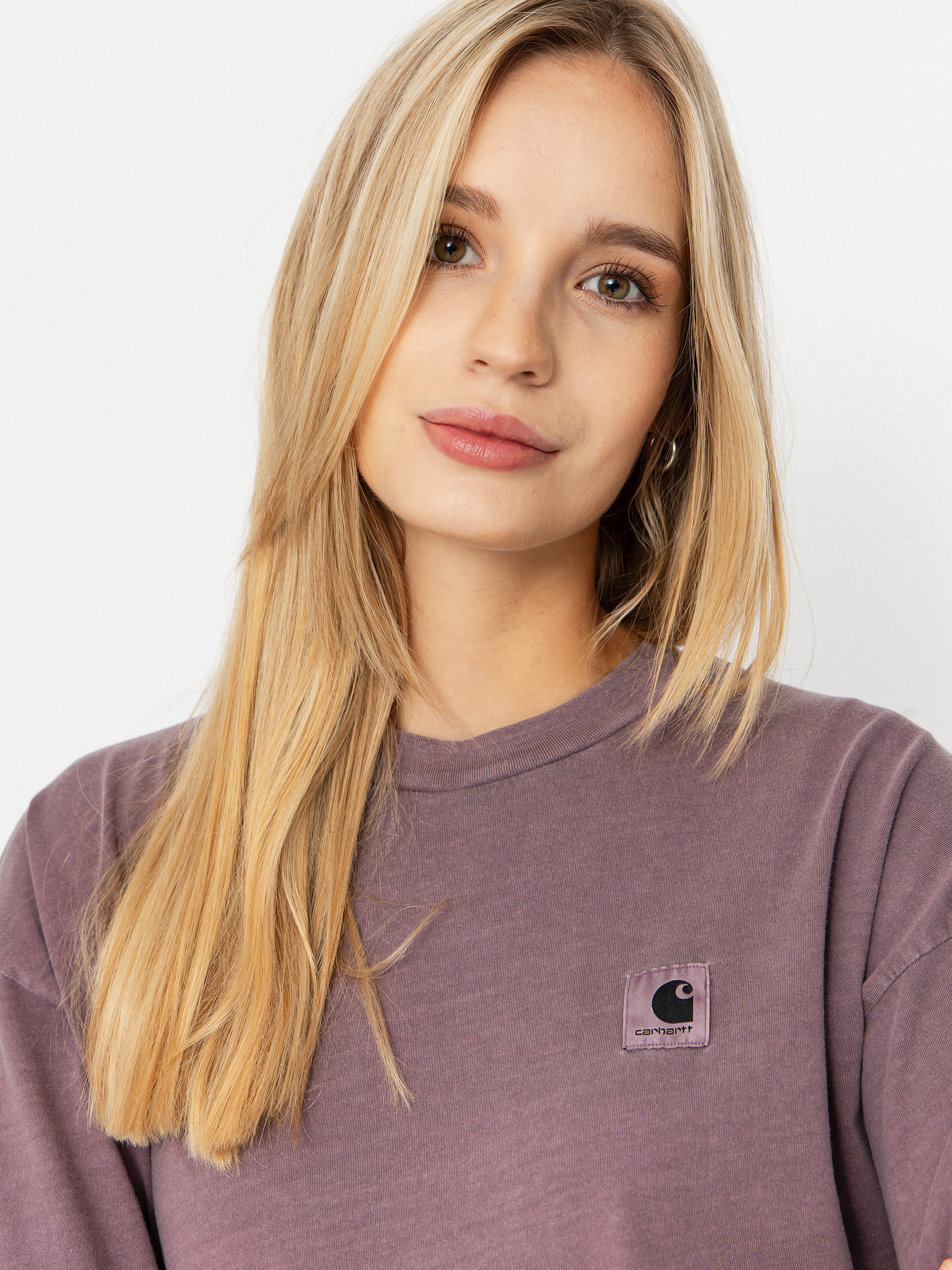 T-shirt Carhartt WIP Nelson Wmn (phlox/garment dyed)