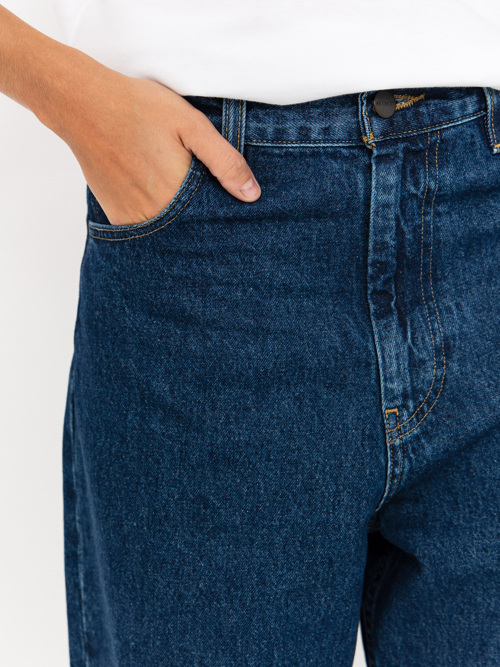 Spodnie Carhartt WIP Brandon Wmn (blue/stone washed)