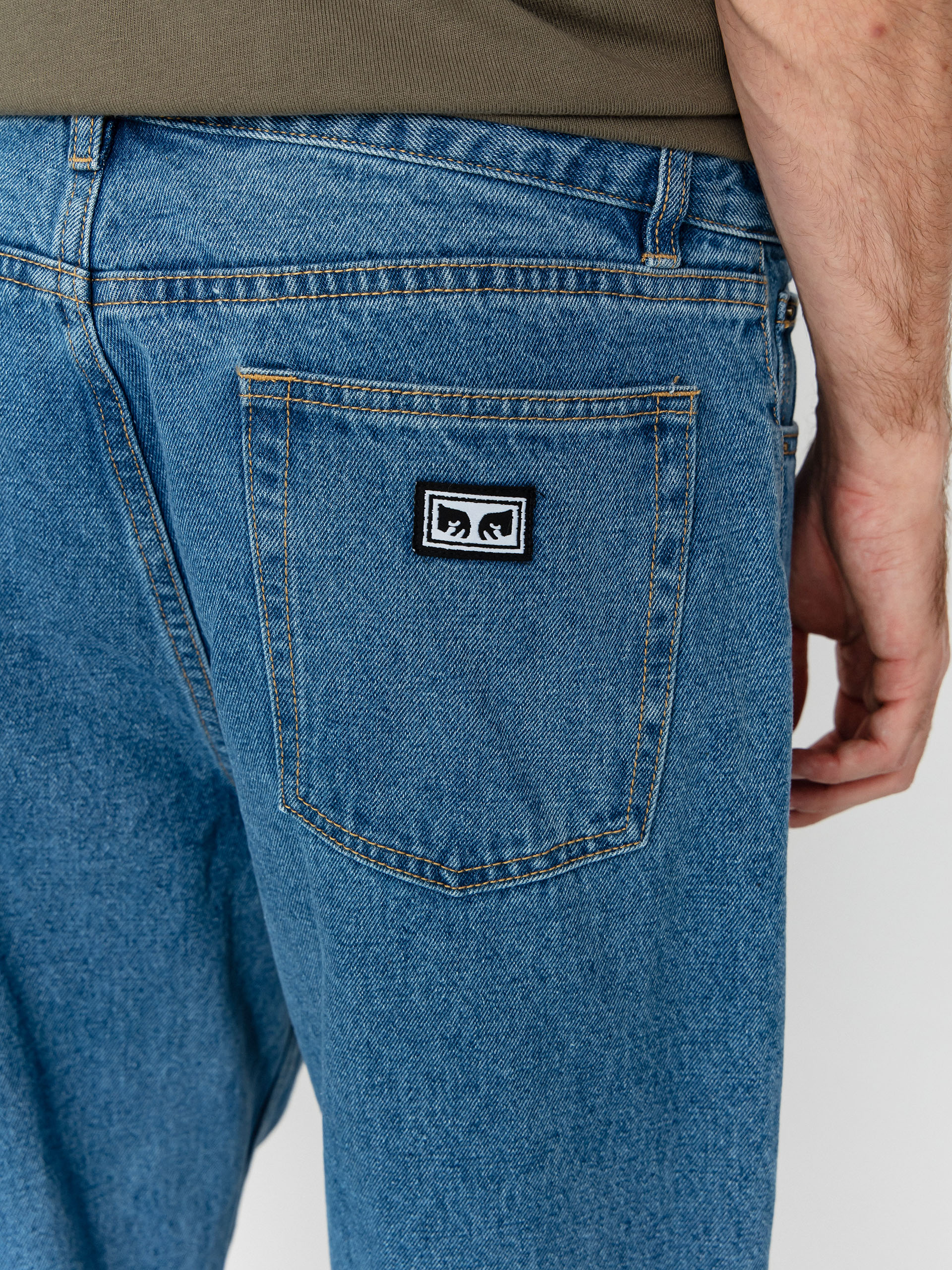 Spodnie OBEY Hardwork Denim (light indigo)
