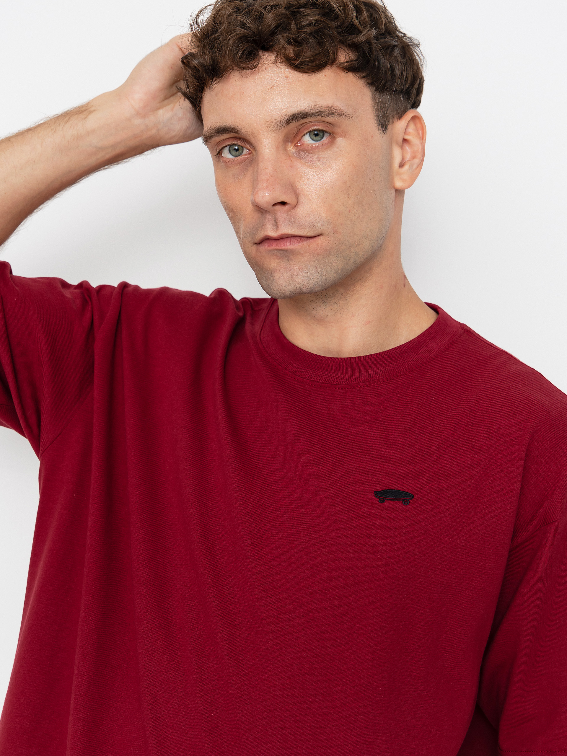 T-shirt Vans Salton Loose (bordeaux)