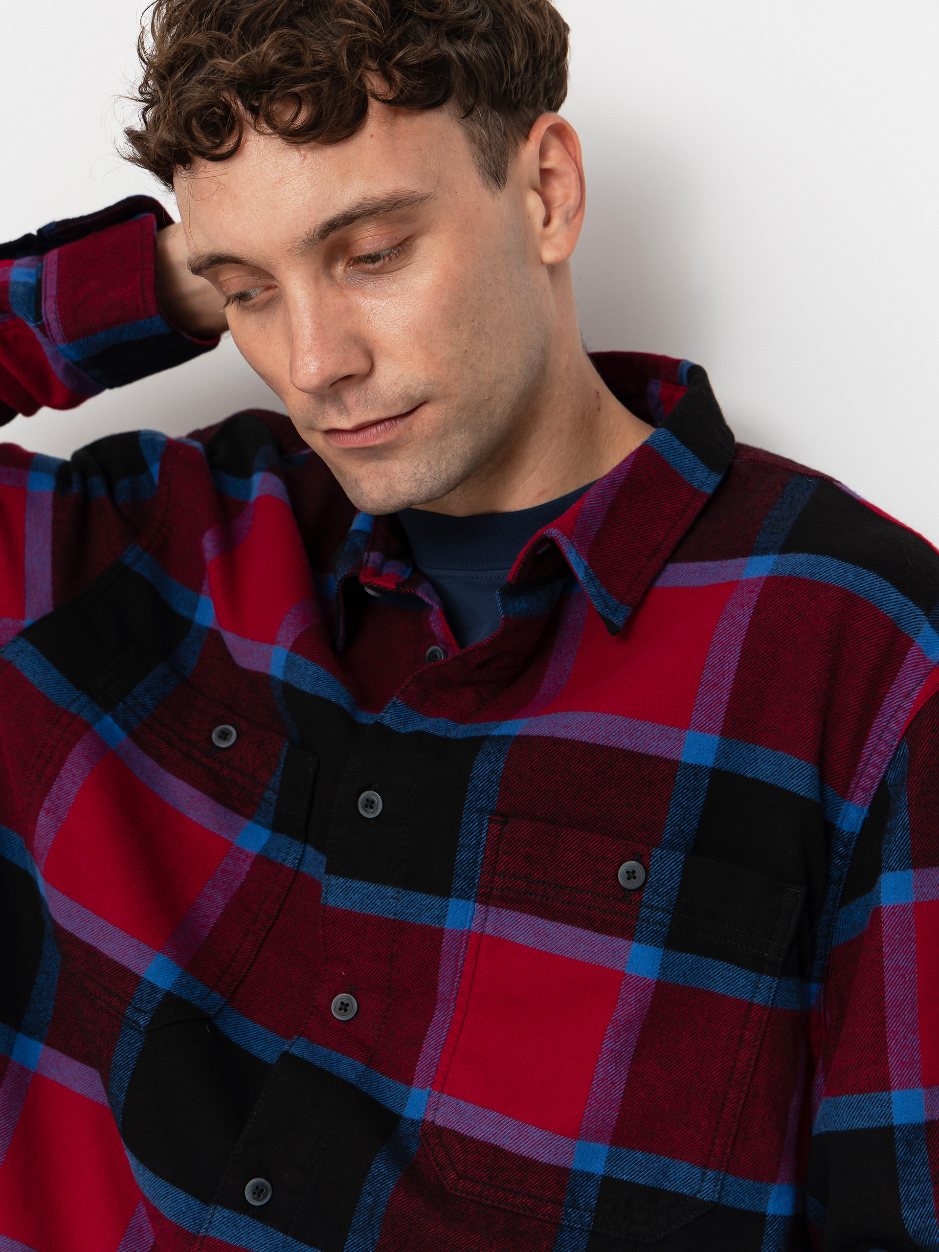 Koszula Vans Larkspur Plaid Flannel (bordeaux/black)