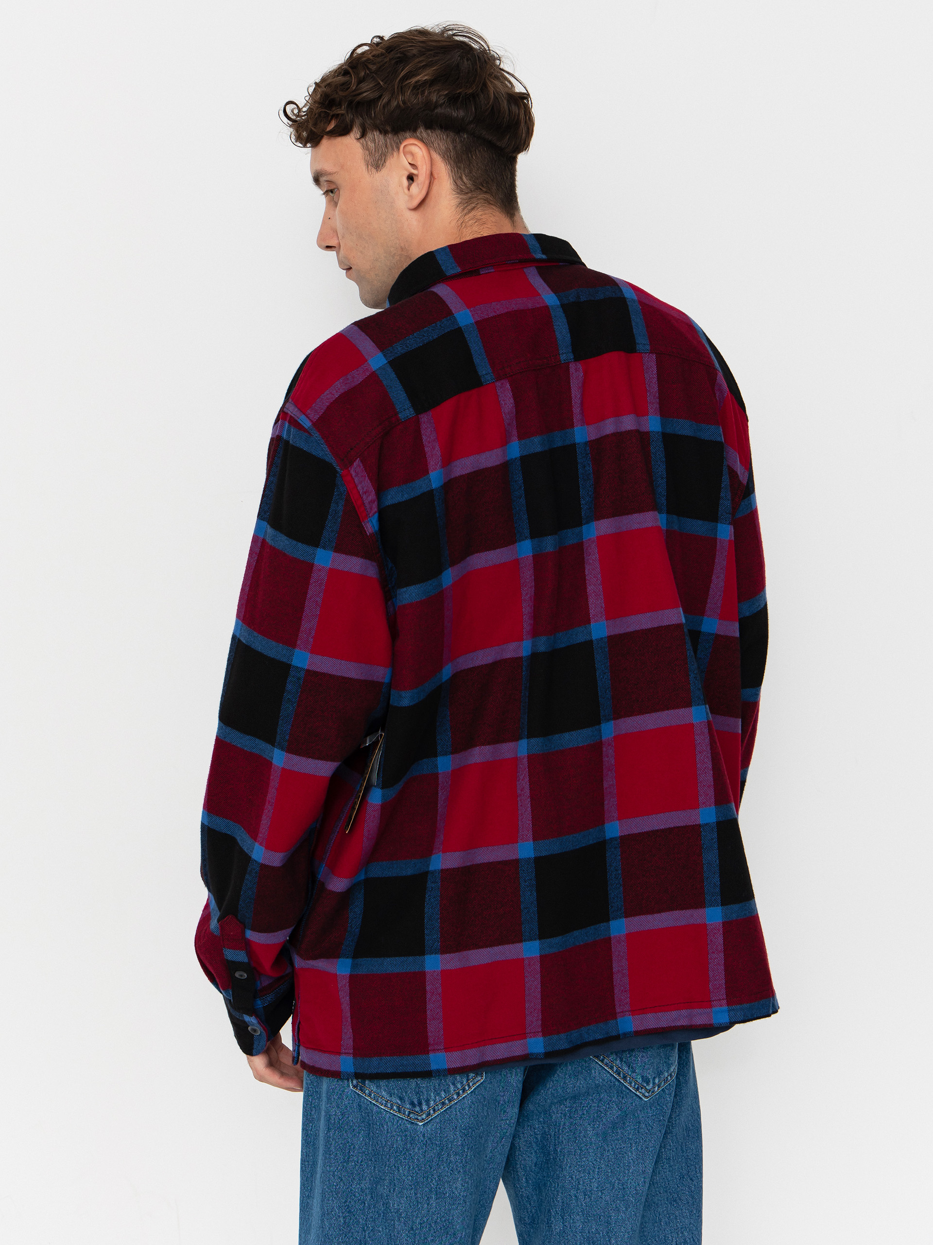 Koszula Vans Larkspur Plaid Flannel (bordeaux/black)