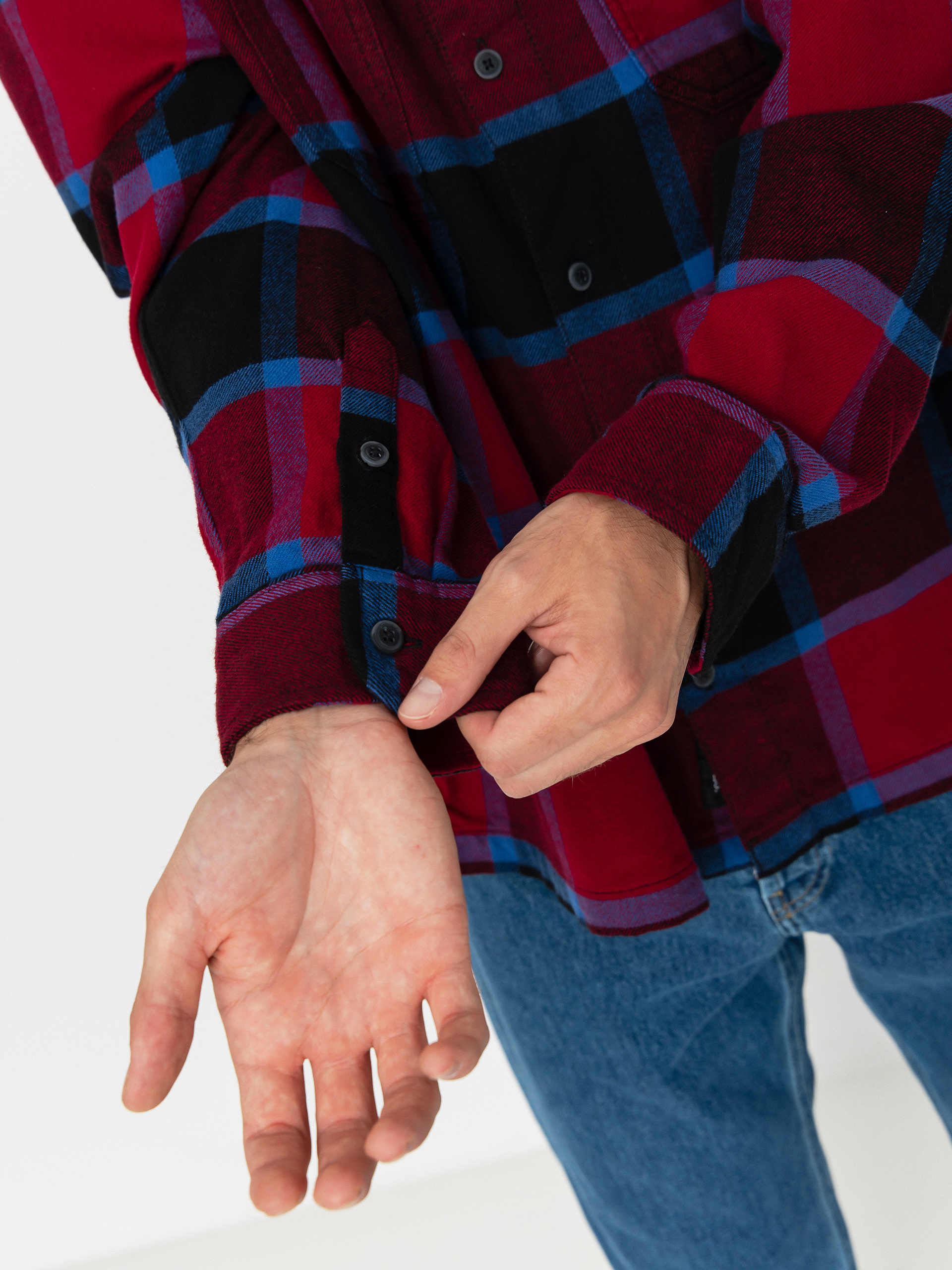 Koszula Vans Larkspur Plaid Flannel (bordeaux/black)