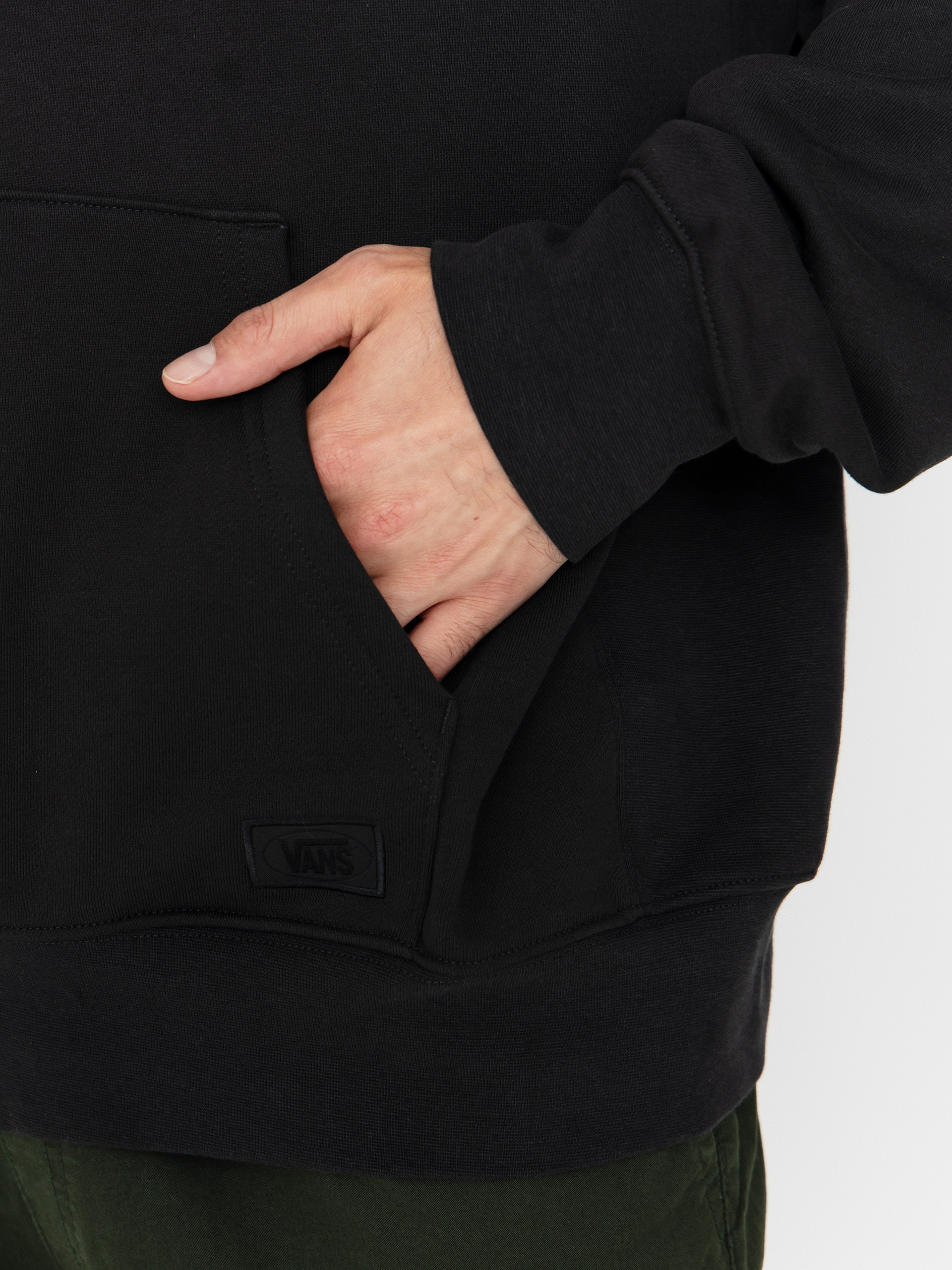 Bluza z kapturem Vans Original Standards Statement HD (black)