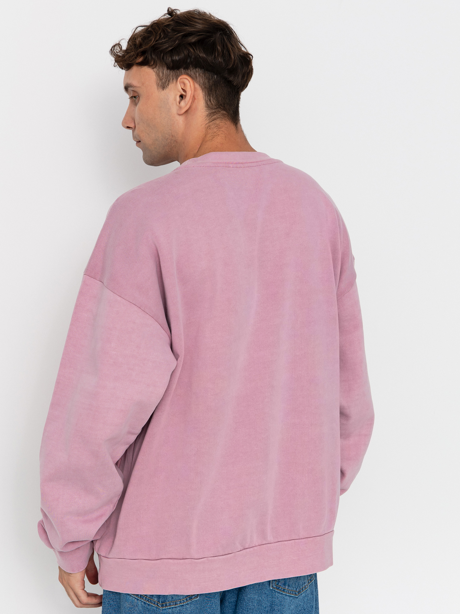Bluza OBEY Lowercase Pigment Crew (pigment lilac)