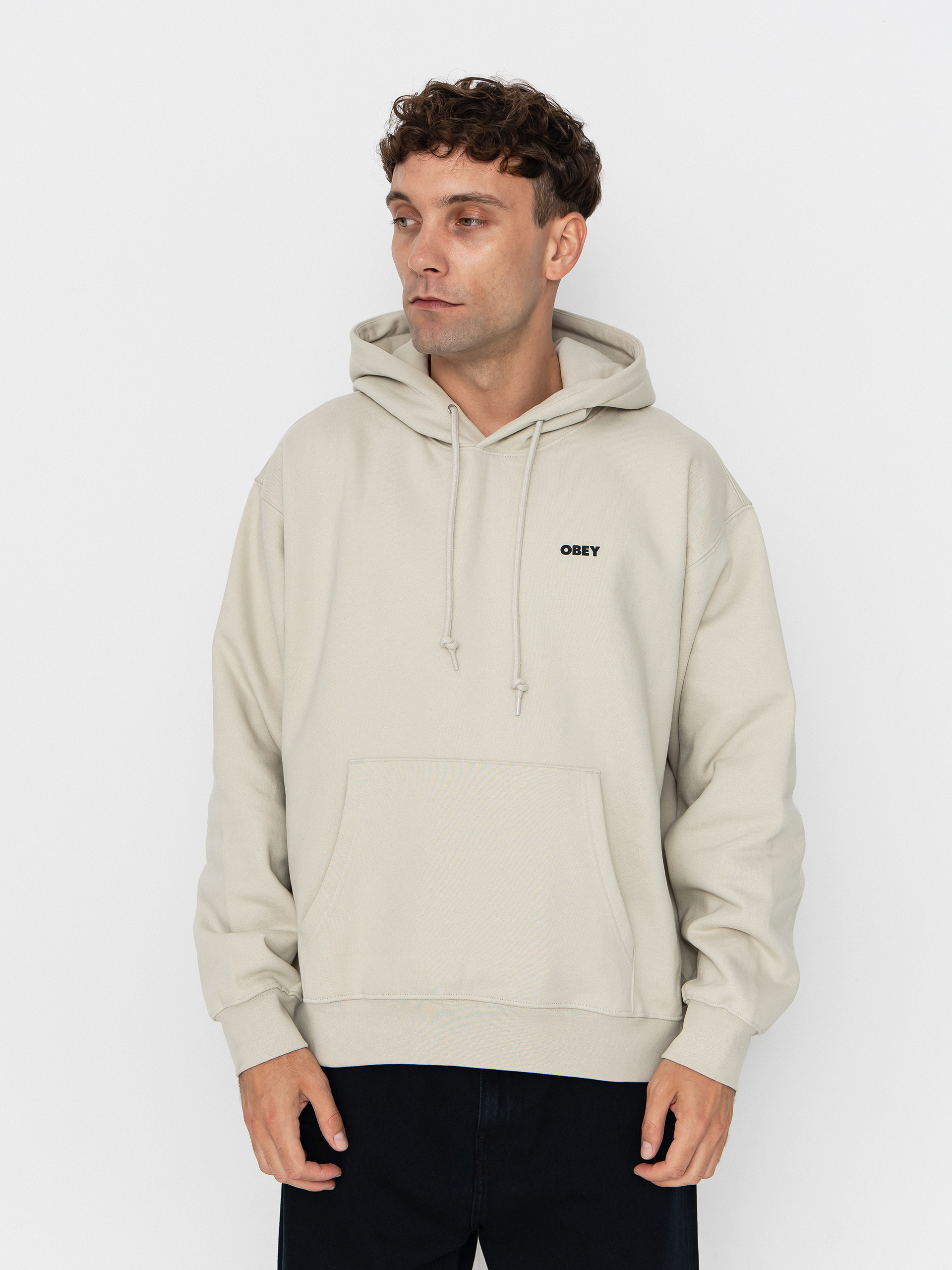 Bluza z kapturem OBEY Obey Quarter Icon (moonstruck)