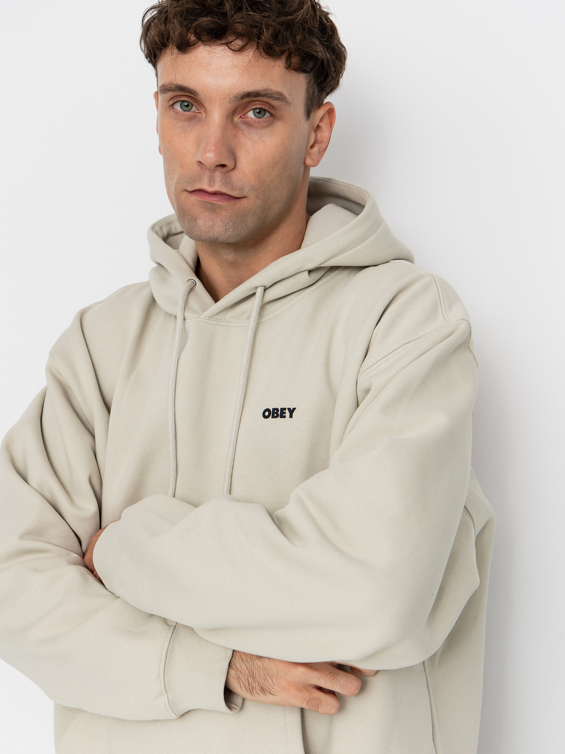 Bluza z kapturem OBEY Obey Quarter Icon (moonstruck)