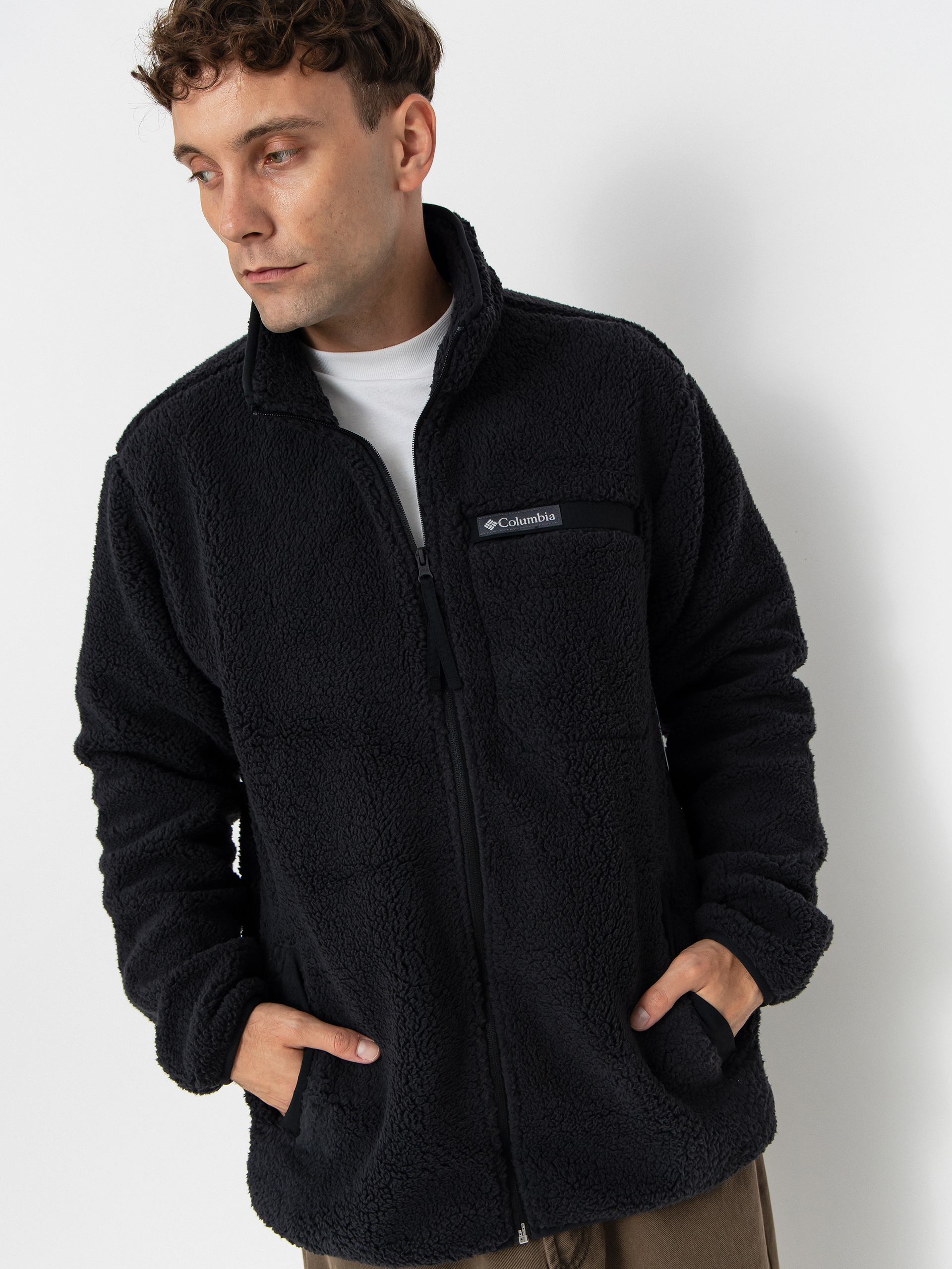 Polar Columbia Rugged Ridge High Pile Full Zip (black)