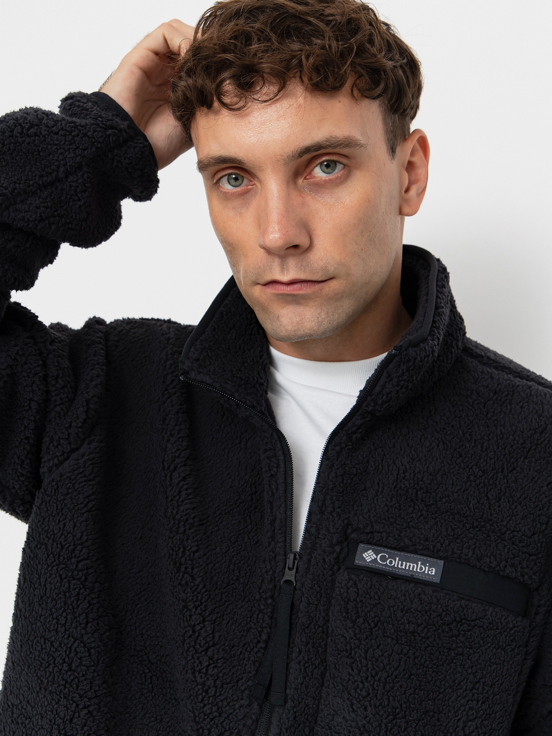 Męski Polar Columbia Rugged Ridge High Pile Full Zip (black)