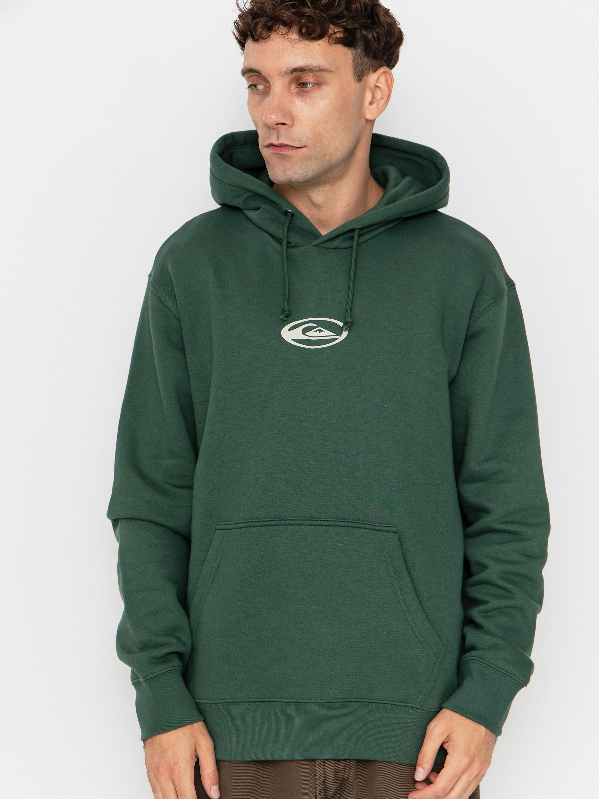 Bluza z kapturem Quiksilver Salt Water Graphic HD (trekking green)