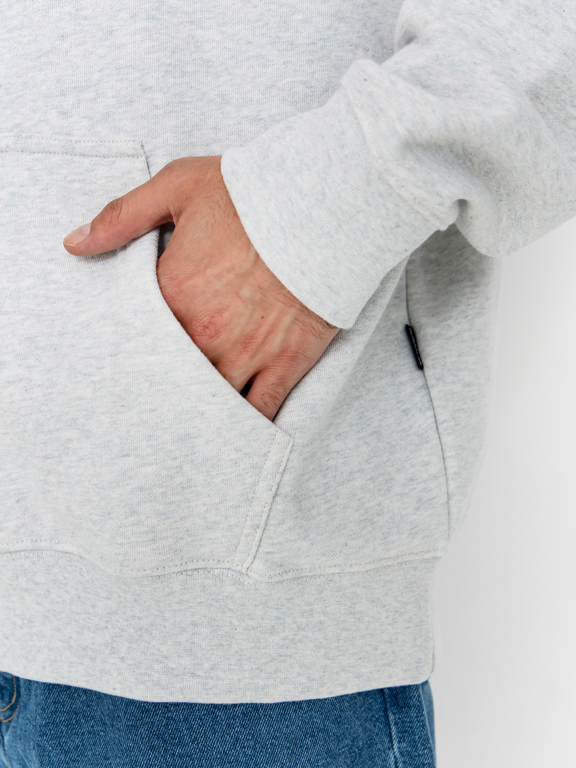 Bluza z kapturem Quiksilver Dna HD (light grey heather)