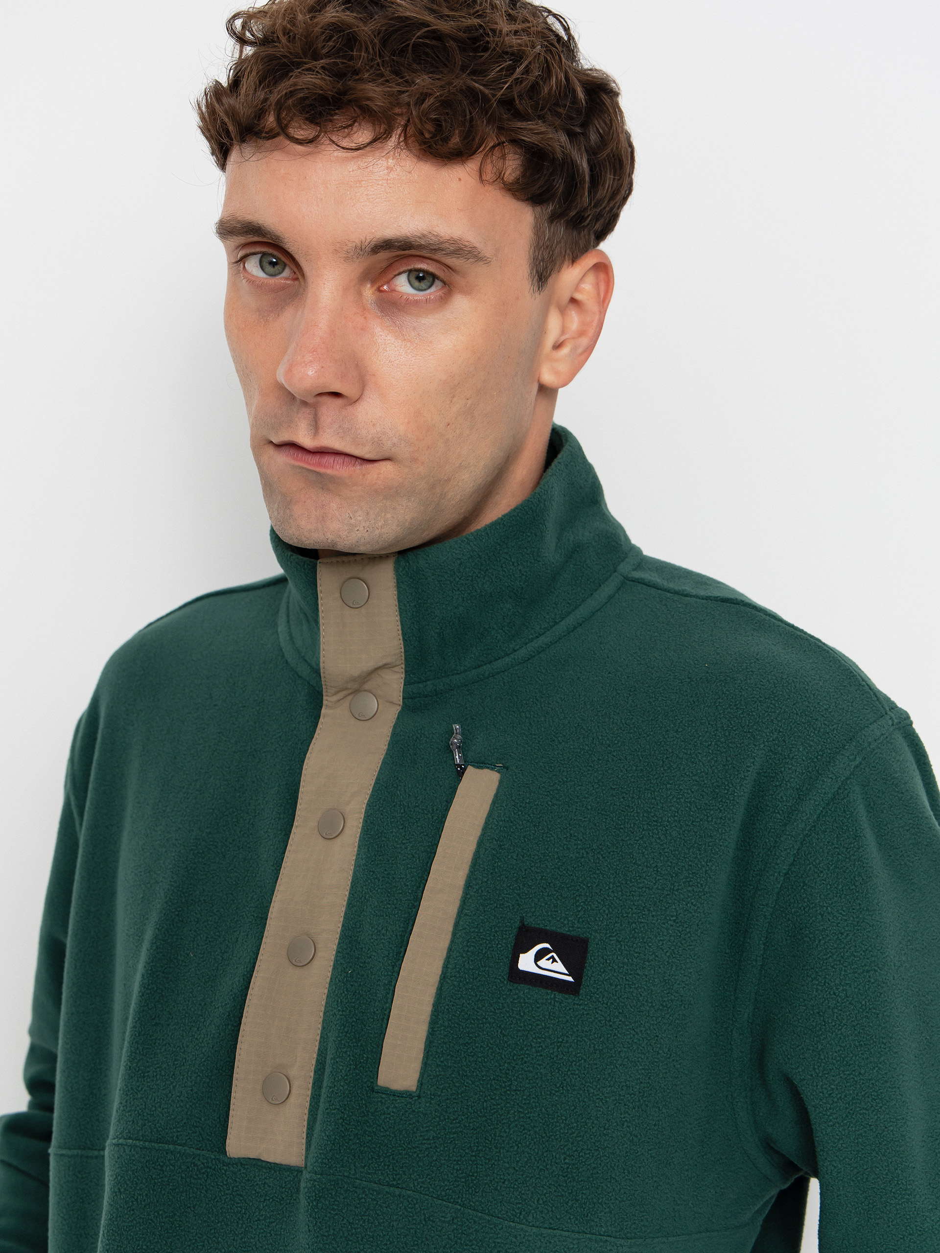 Męski Polar Quiksilver No Destination Hs (trekking green)