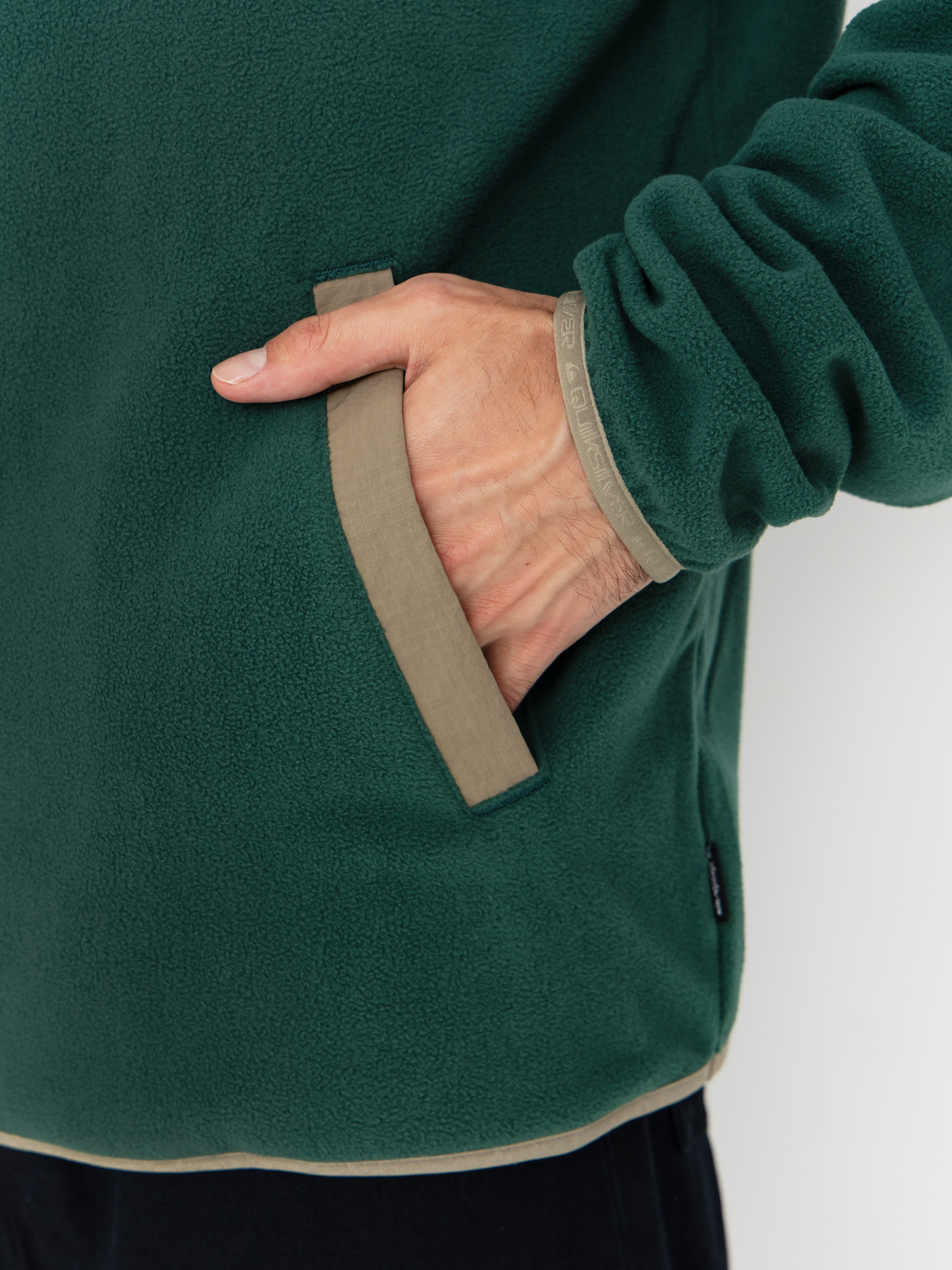 Męski Polar Quiksilver No Destination Hs (trekking green)