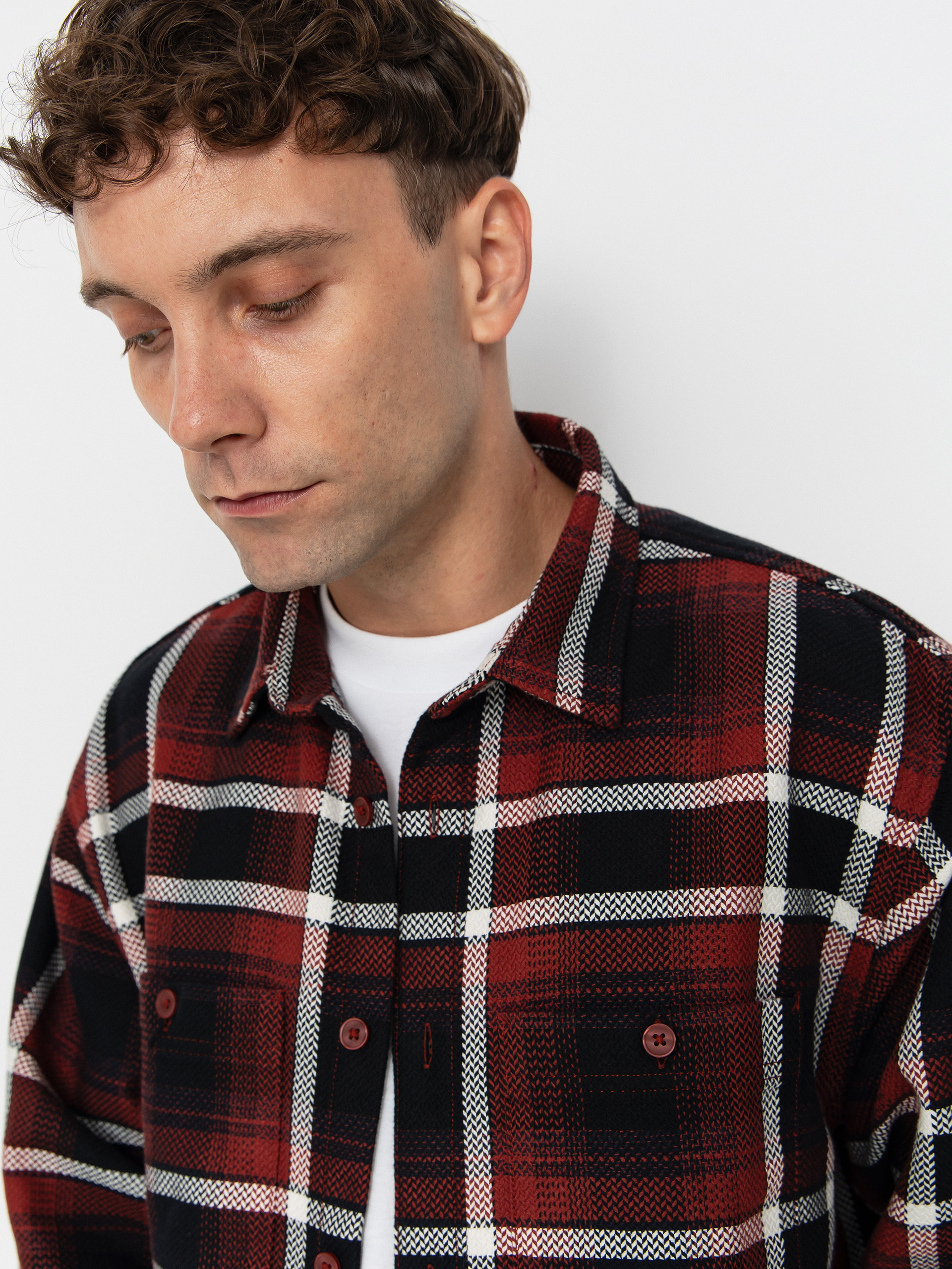 Koszula Carhartt WIP Vaughn (vaughn check/dark brick)