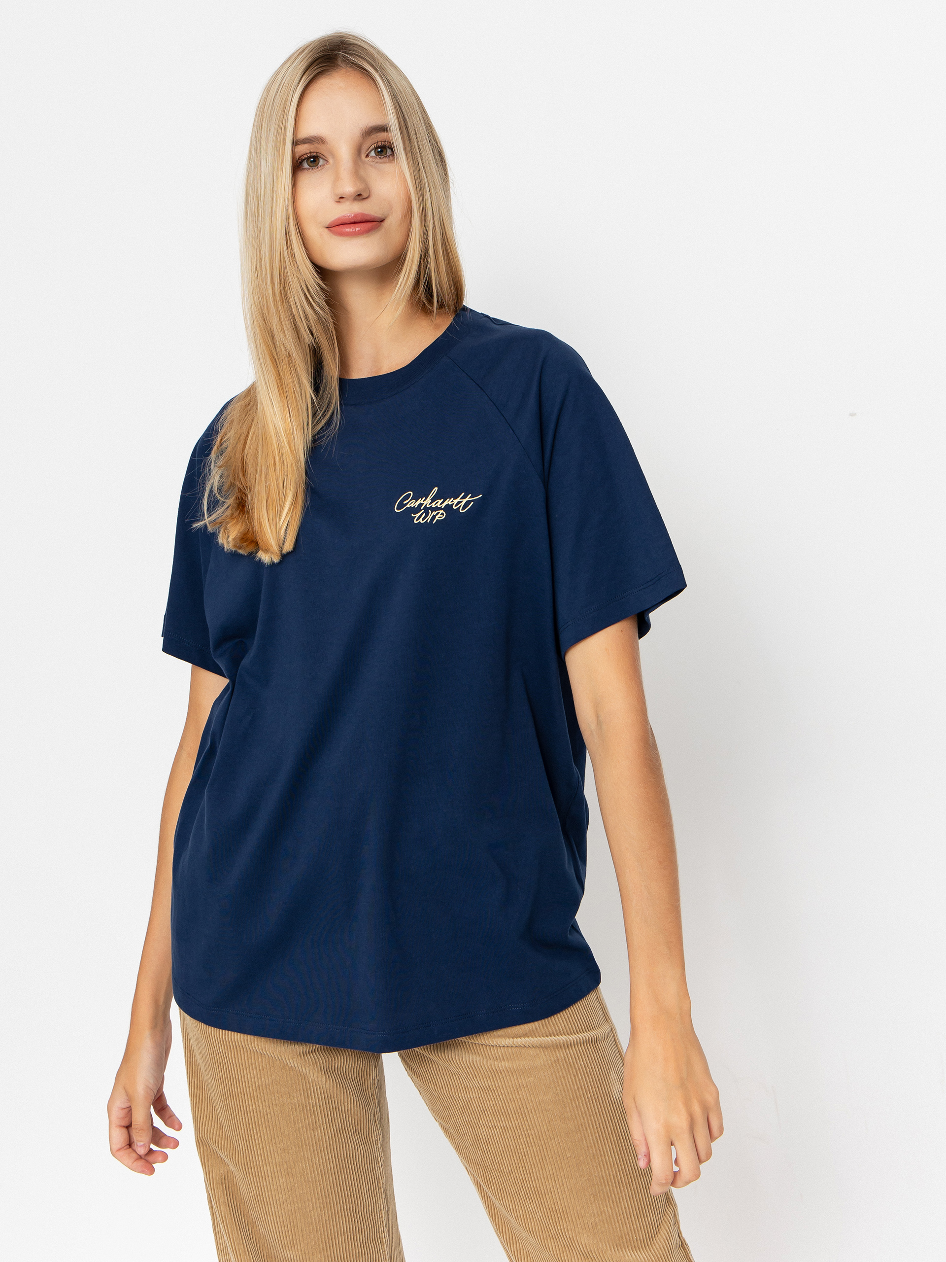 T-shirt Carhartt WIP Signature Wmn (jupiter/air yellow)