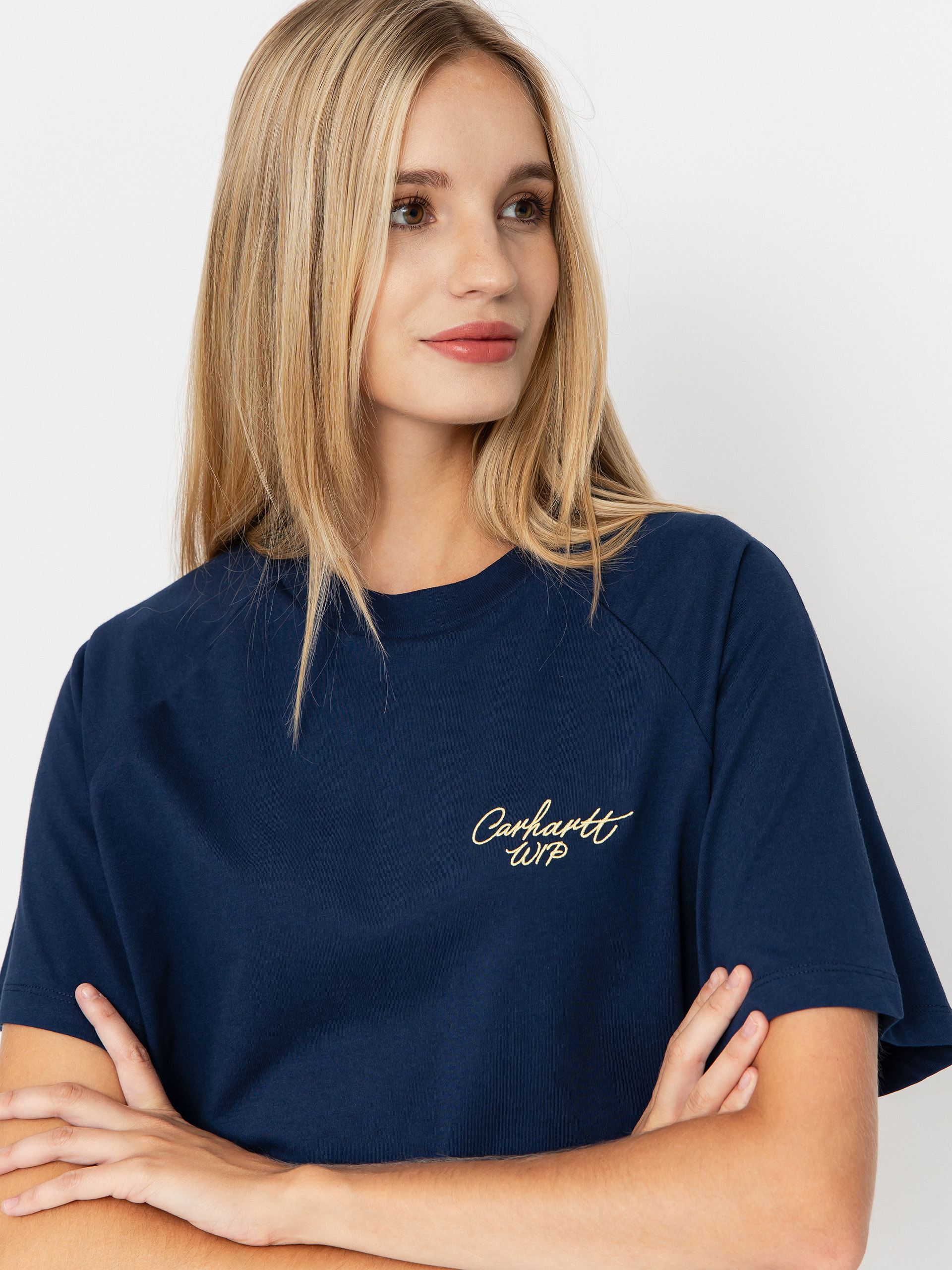 T-shirt Carhartt WIP Signature Wmn (jupiter/air yellow)